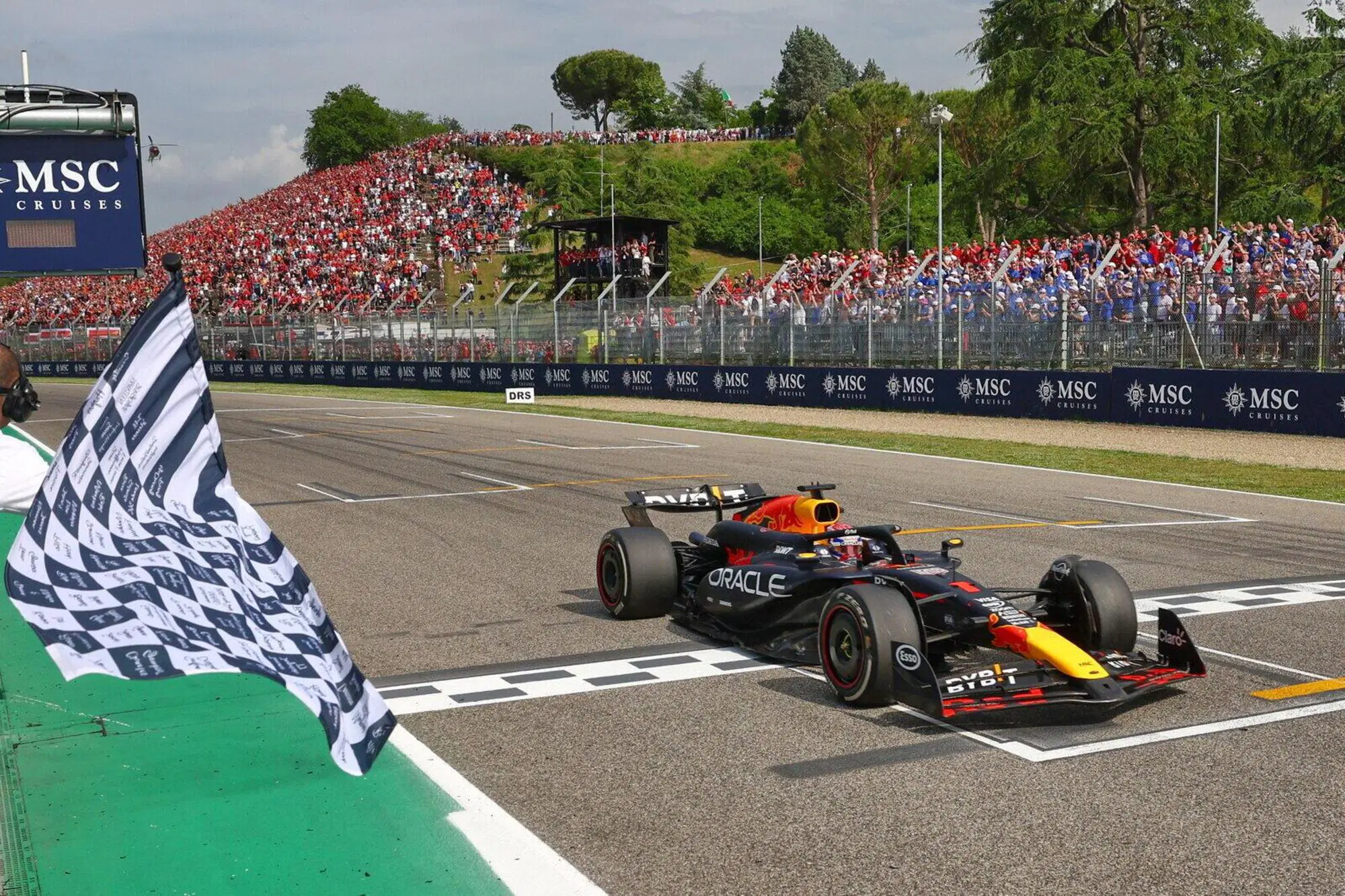 Max Verstappen, vincitore dell'edizione del 2024 del Gran Premio di Imola