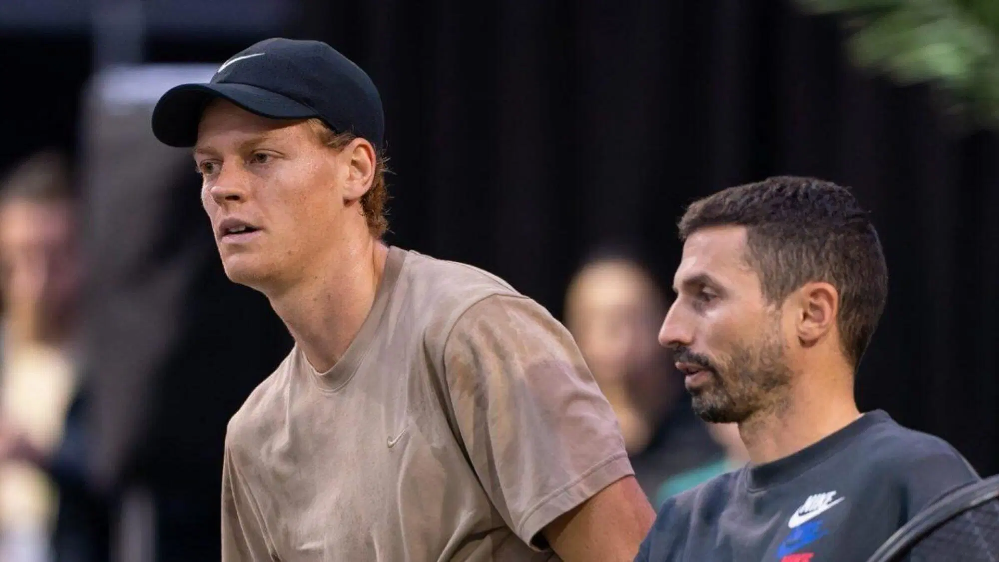 Simone Vagnozzi con Jannik Sinner