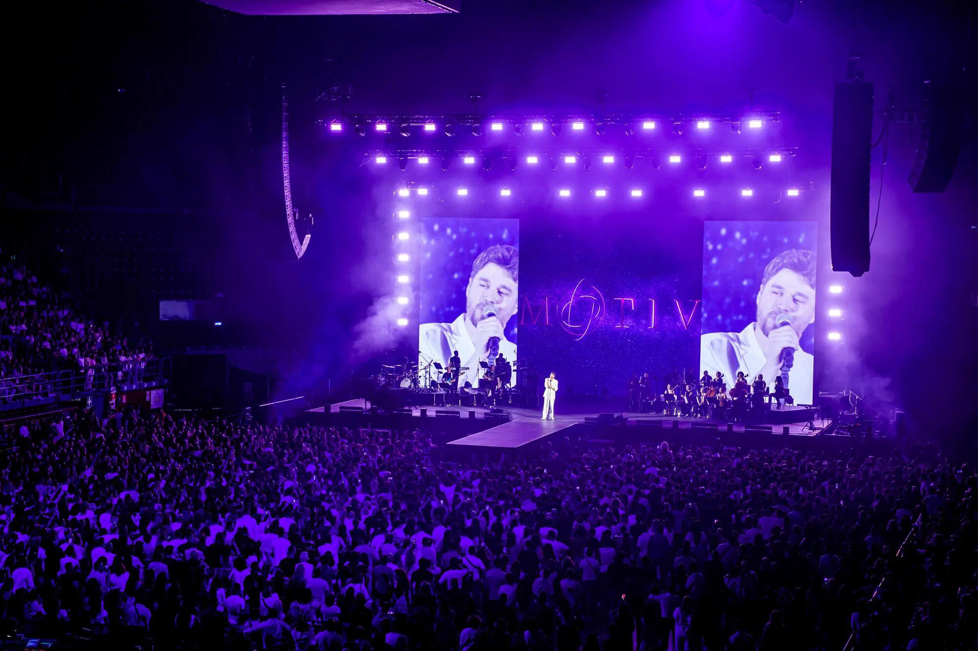 Alban Sk&euml;nderaj all'Unipol Forum di Milano