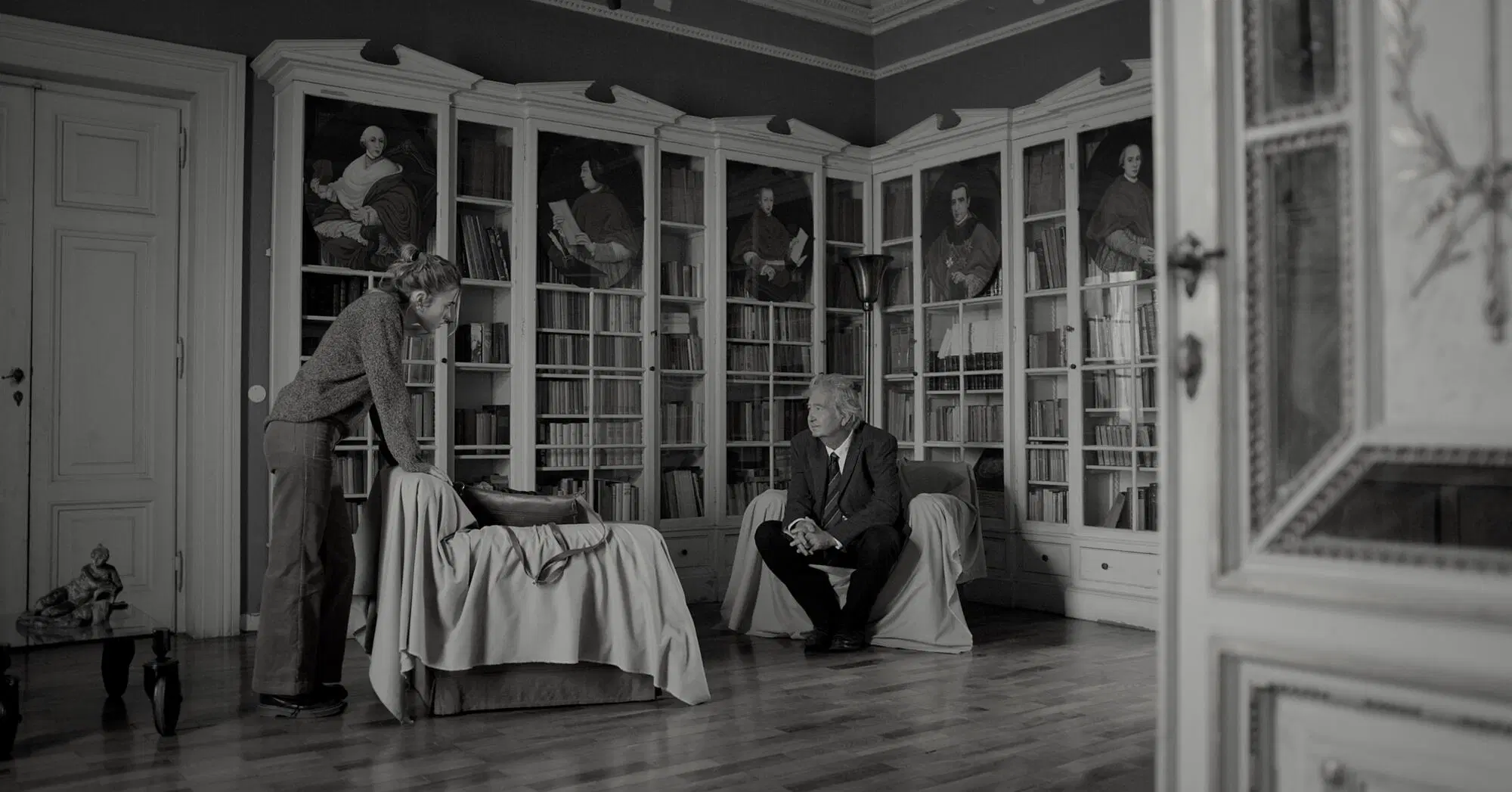 Carolina Sala e Umberto Contarello nel film "L'Infinito"