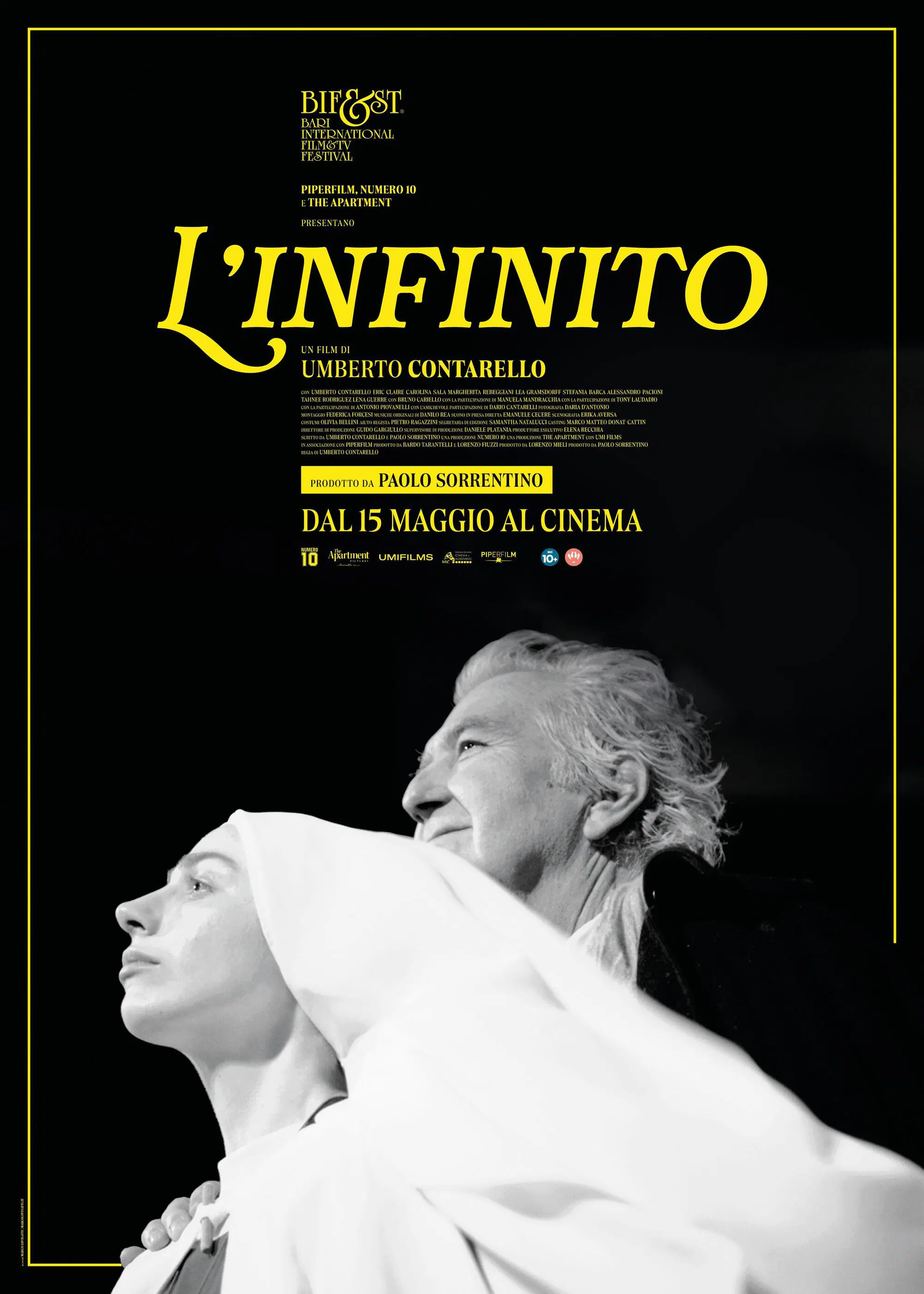 Il film "L'Infinito" di Umberto Contarello dal 15 maggio al cinema