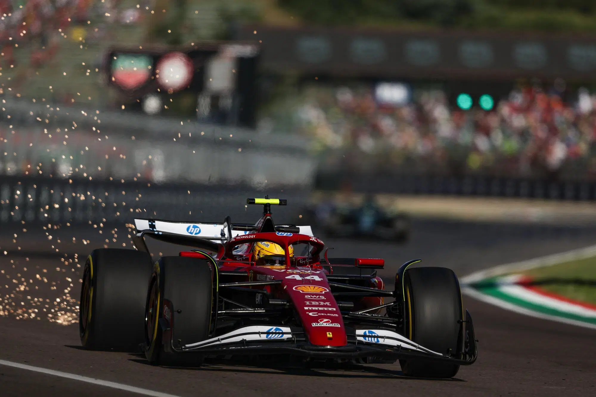 Lewis Hamilton Ferrari Imola 