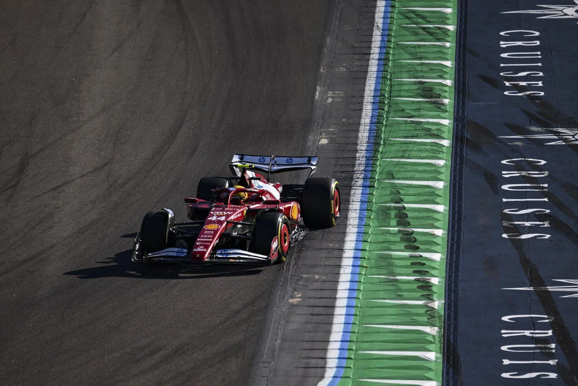 Lewis Hamilton Ferrari Imola 