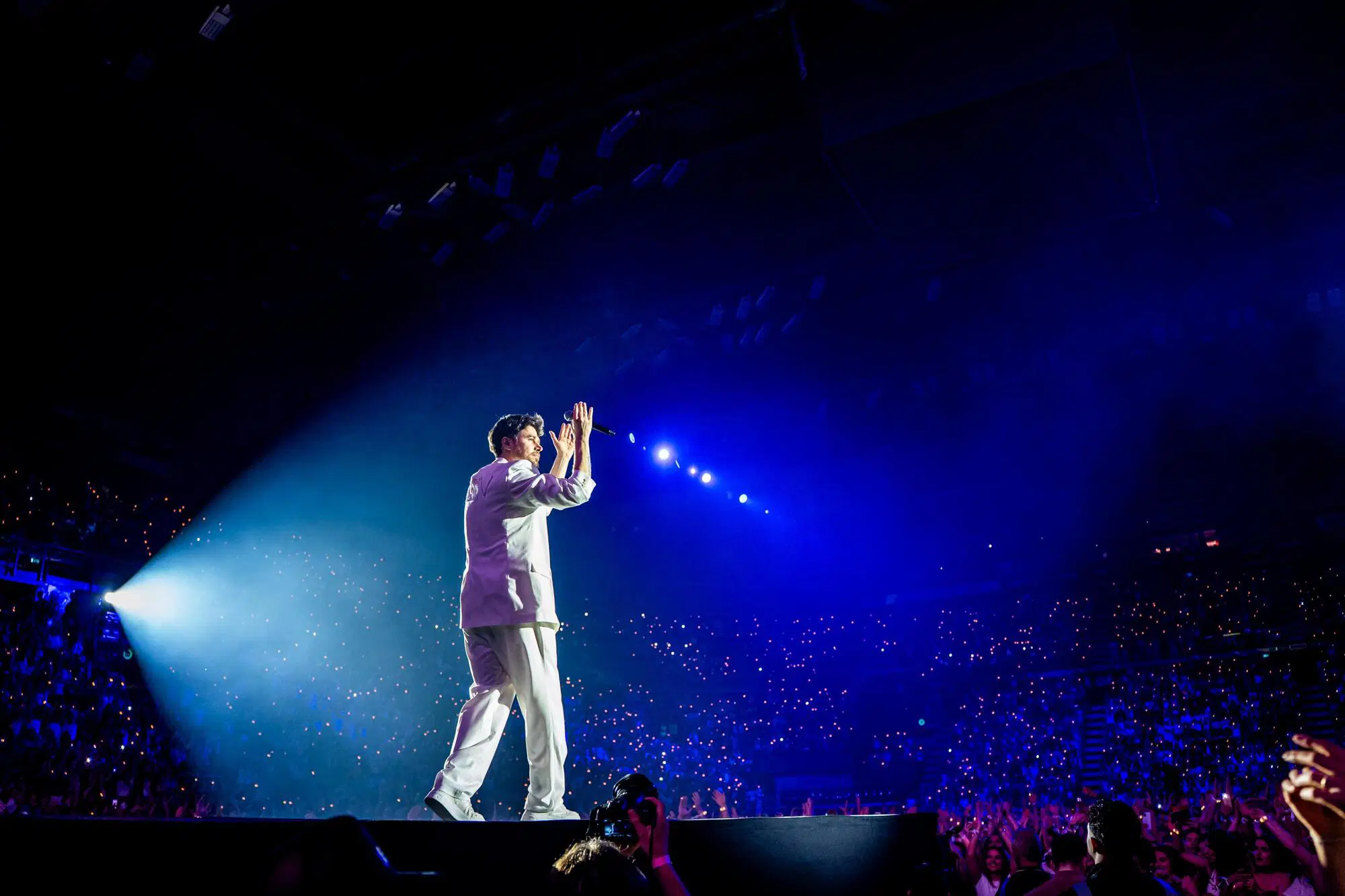 Alban Sk&euml;nderaj all'Unipol Forum di Assago