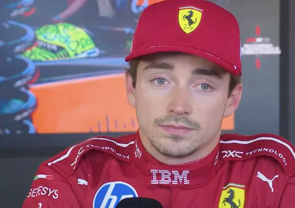 Ferrari, a Imola l&rsquo;immagine del weekend sono le scuse di Charles Leclerc: &ldquo;Inaccettabile&rdquo;. E intanto Max Verstappen avverte Oscar Piastri