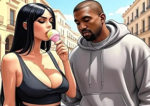 Bianca Censori fuori di seno anche quando mangia il gelato? Con Kanye West e la sorella Angelina si scioglie e crea scompiglio e polemiche anche in Spagna. E quei continui richiami a Kim Kardashian&hellip;