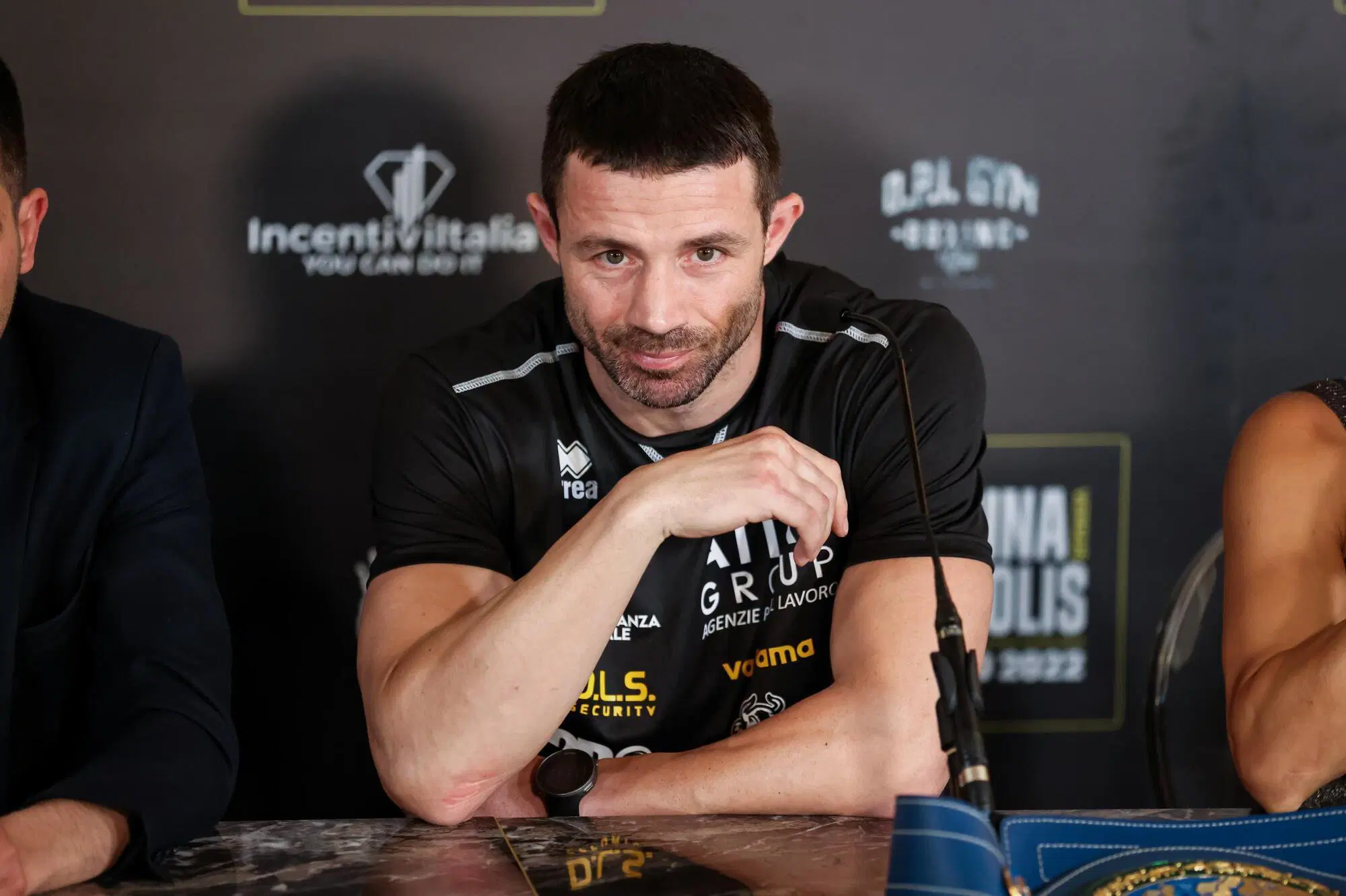 L'ex campione del mondo di boxe, Giovanni De Carolis