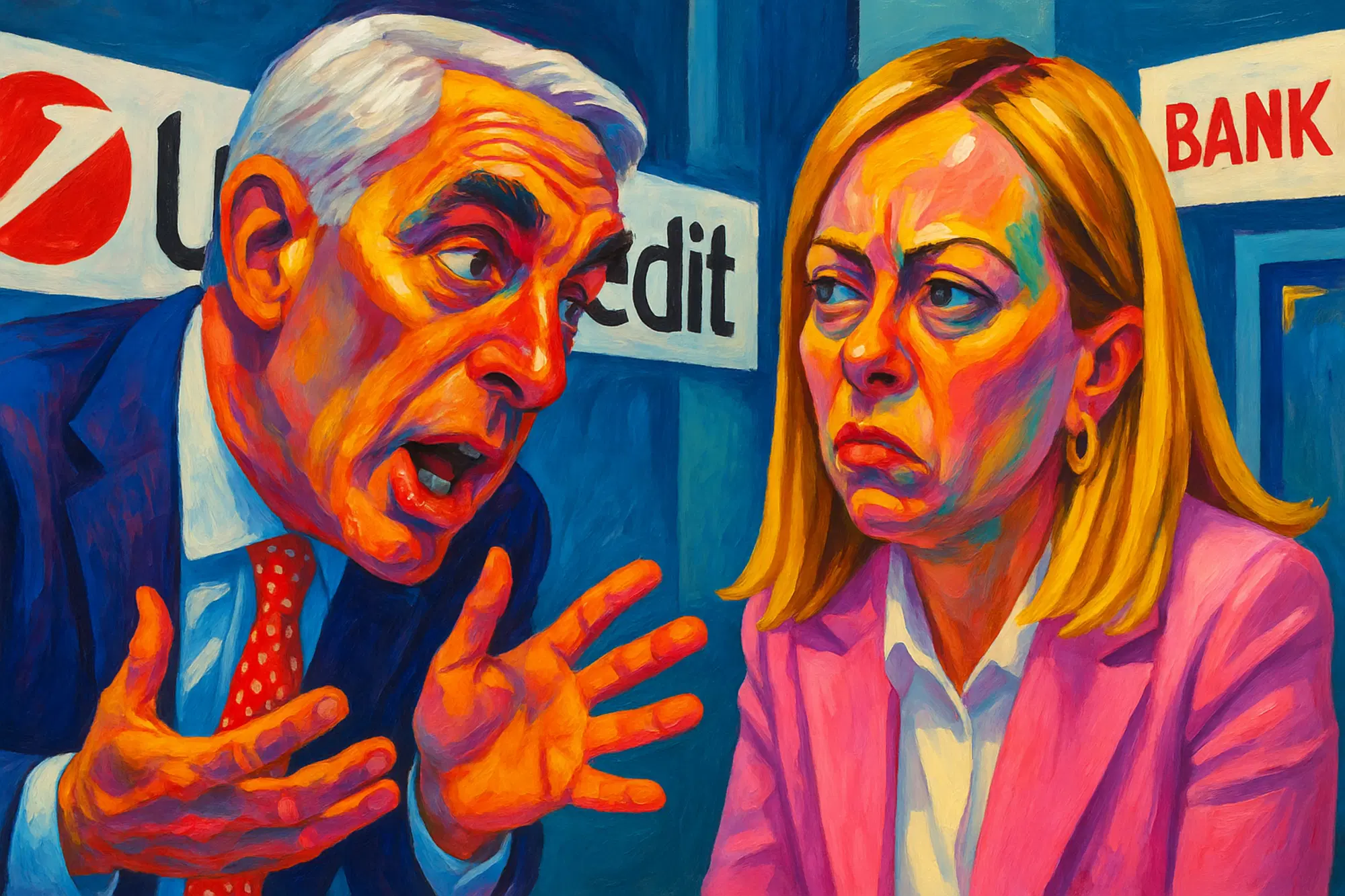 orcel unicredit meloni governo banche risiko