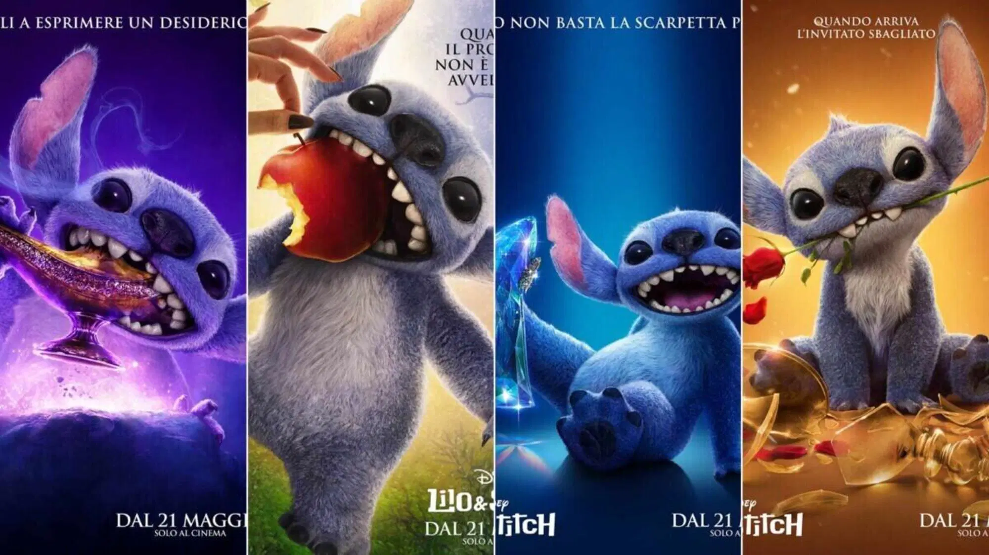 I poster del live action Lilo &amp; Stitch 