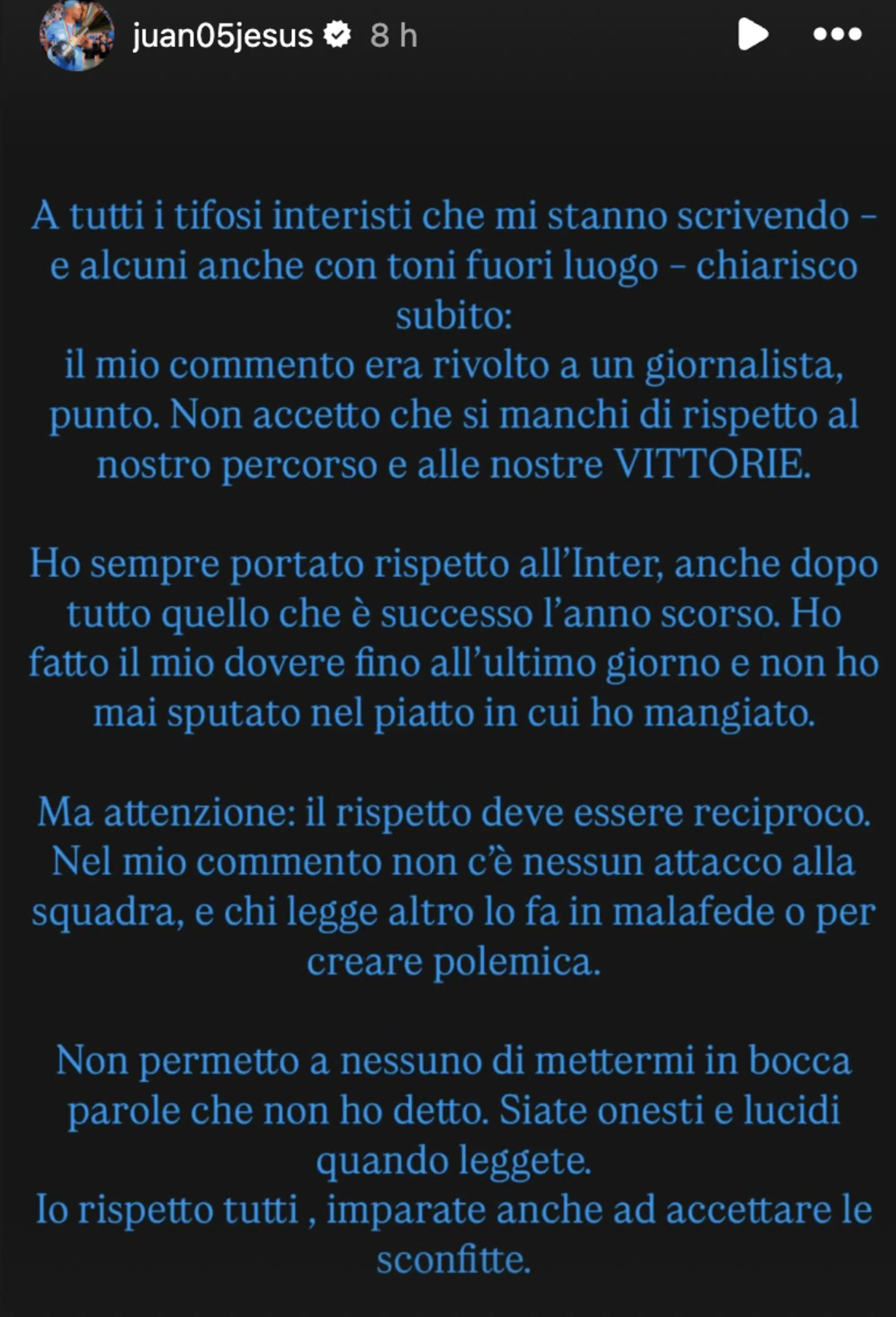 La storia di Juan Jesus