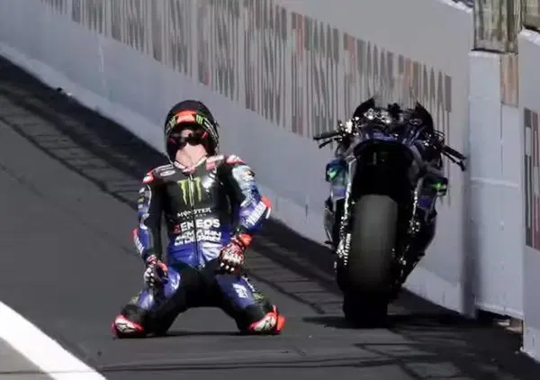 &ldquo;C&rsquo;est de la merde&rdquo;: s&igrave;, Fabio Quartararo non meritava di finire in ginocchio vicino alla M1, ma ricordategli di De Andr&egrave;