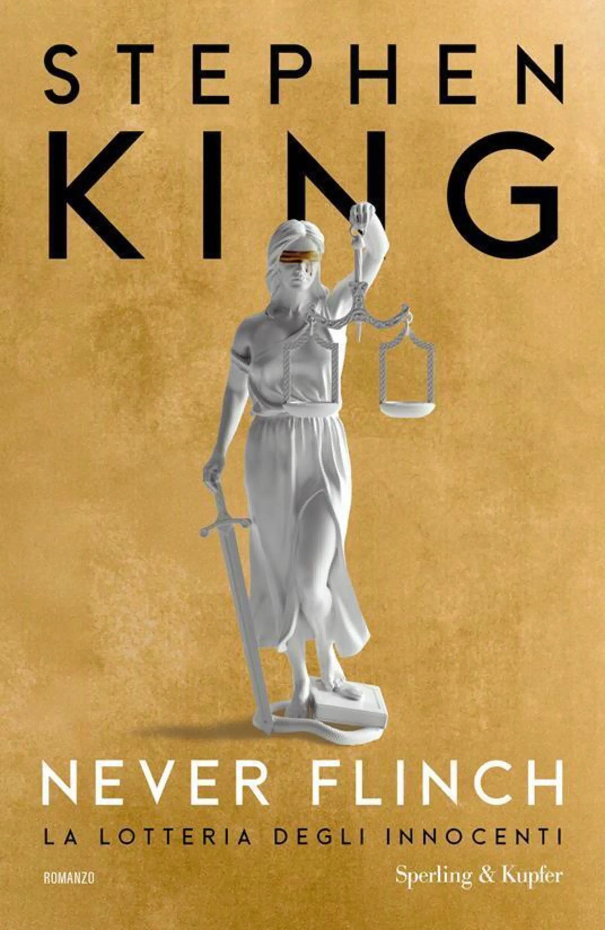 "Never Flinch" di Stephen King (Sperling&amp;Kupfer, 2025)