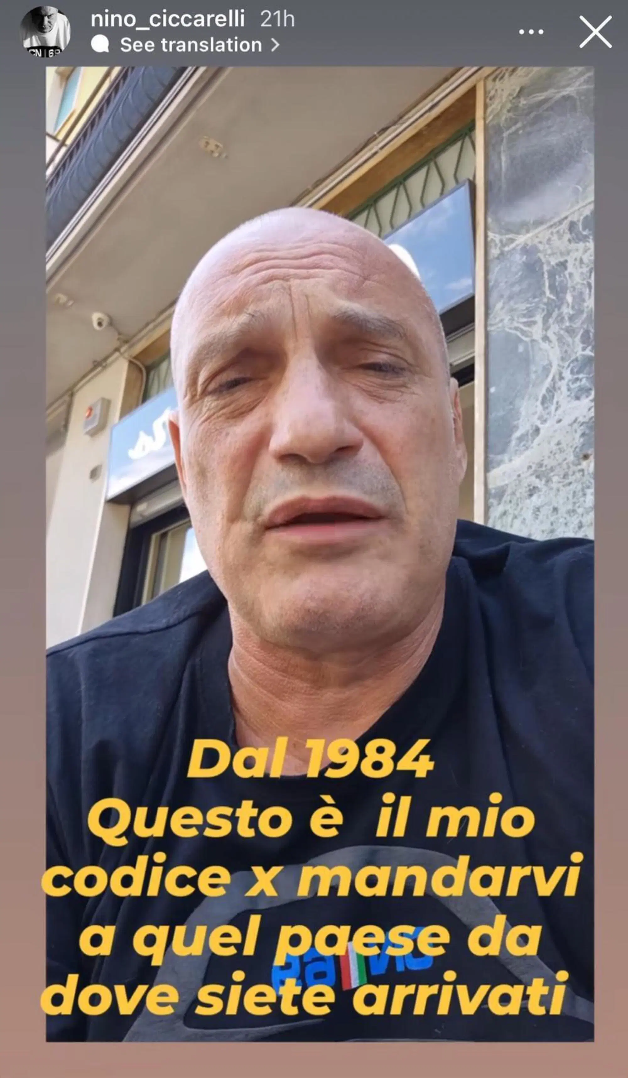 Nino Ciccarelli, leader dei Viking della curva Nord, attacca la societ&agrave;