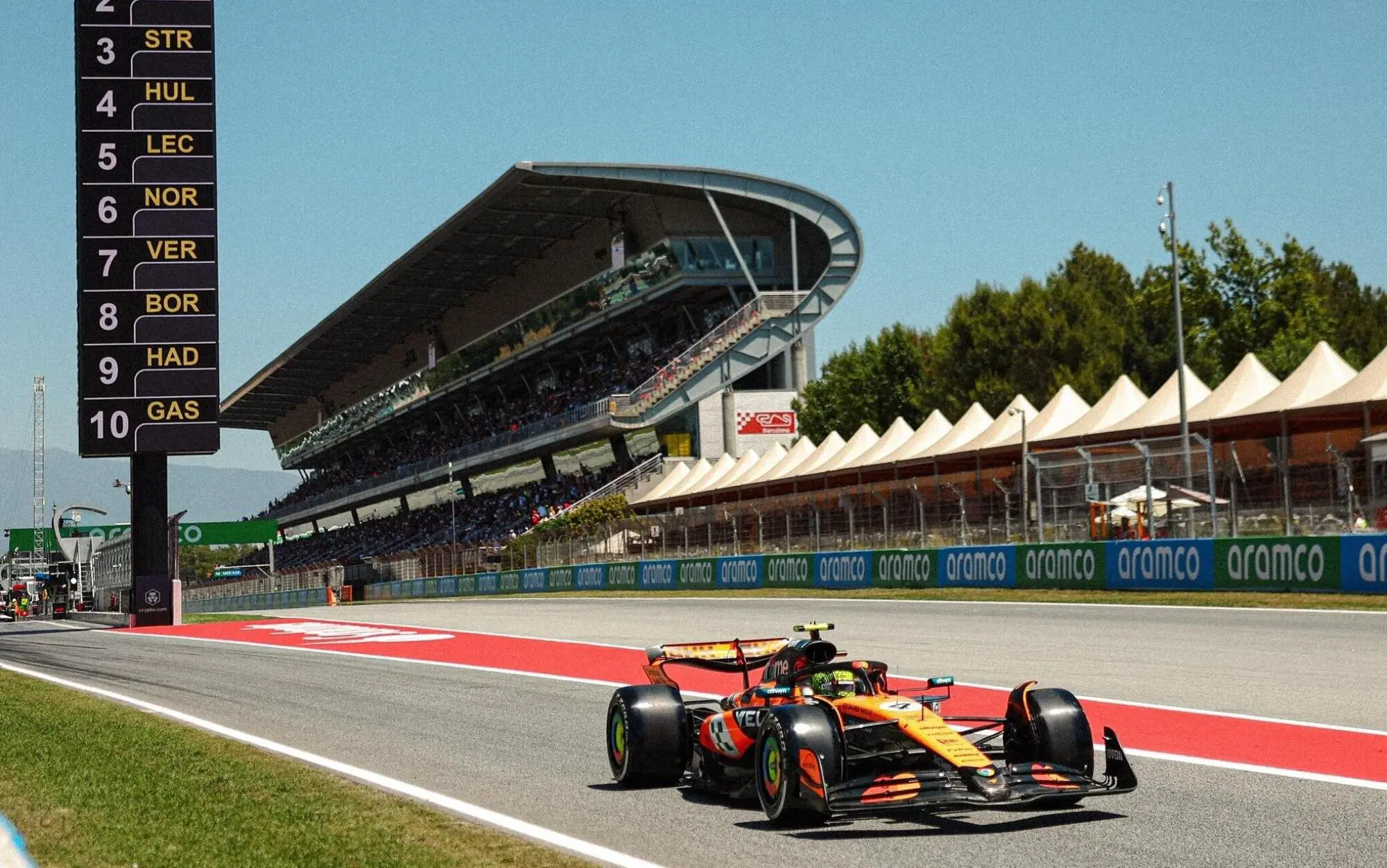 Lando Norris McLaren Barcellona