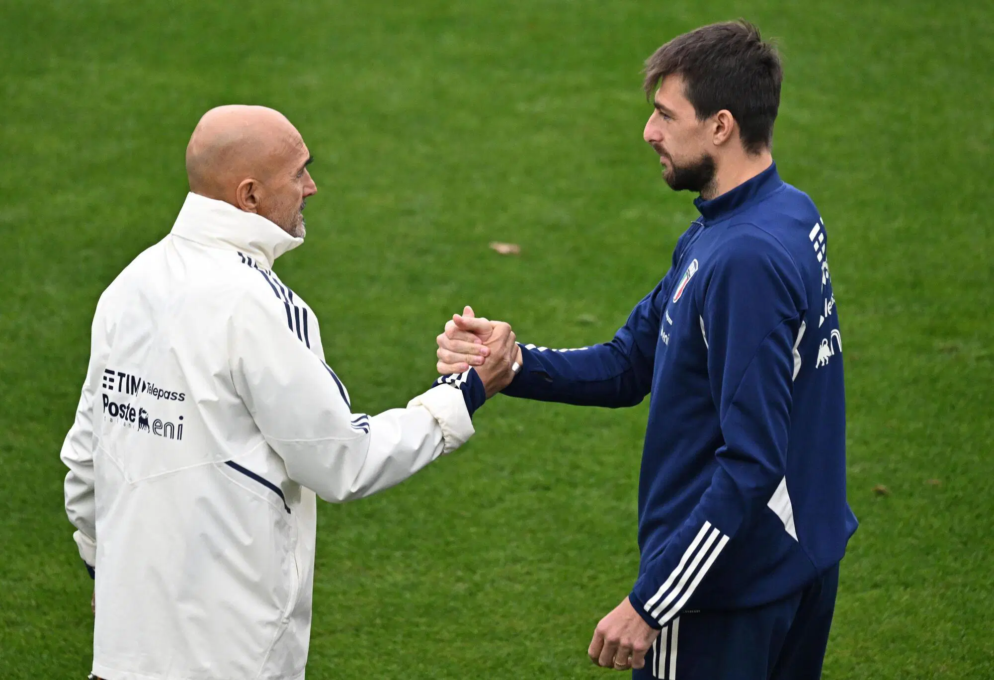 Francesco Acerbi e Luciano Spalletti