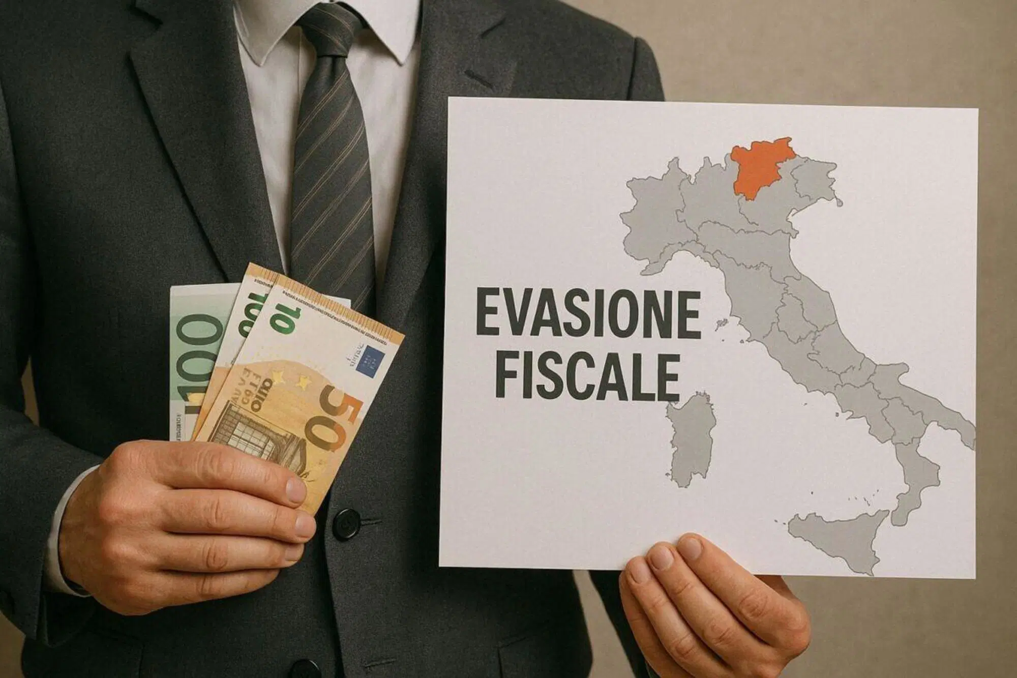 Il 60% degli italiani non paga le tasse