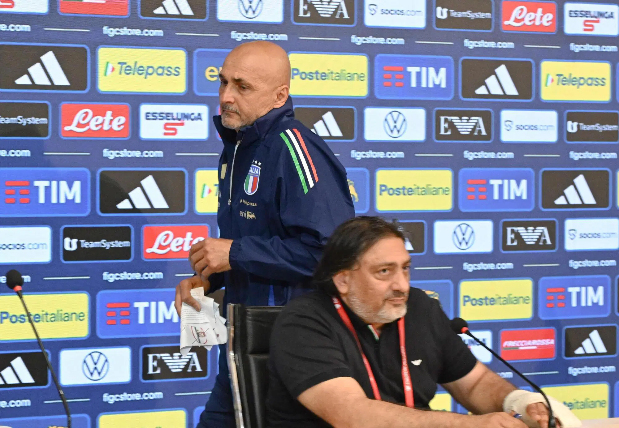Luciano Spalletti abbandona la conferenza