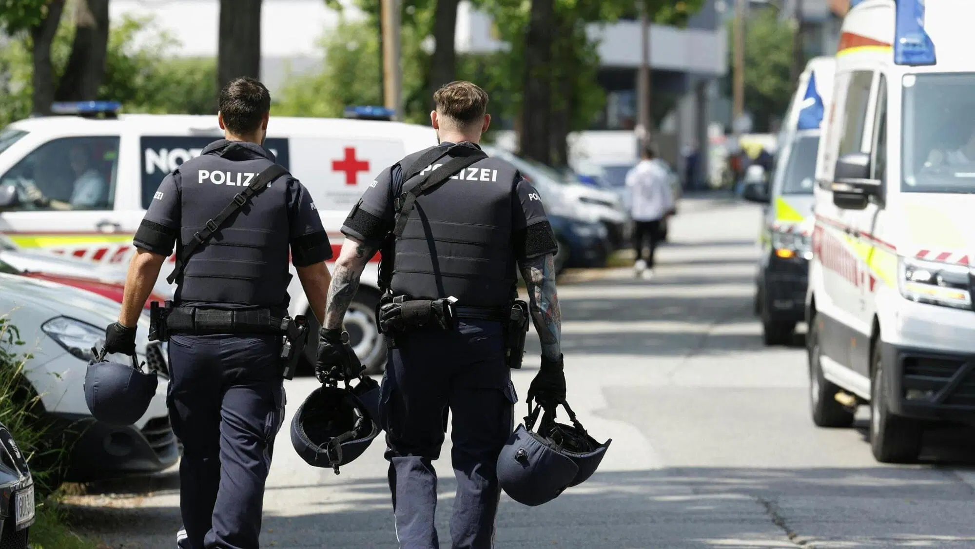 Il luogo della sparatoria alla scuola in Austria con diversi morti e feriti