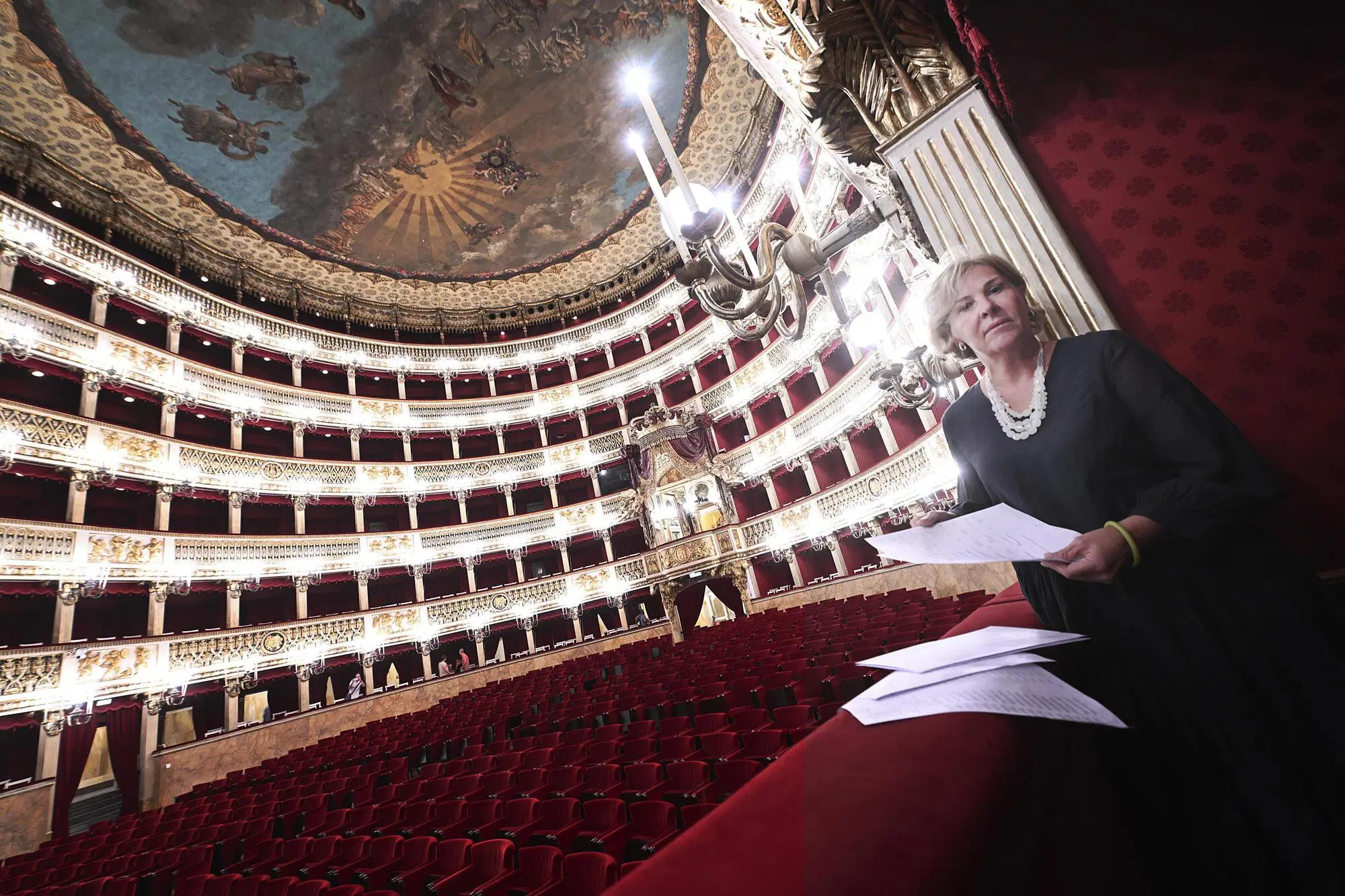 La Direttrice generale Emmanuela Spedaliere (madre di Michele Mangini)