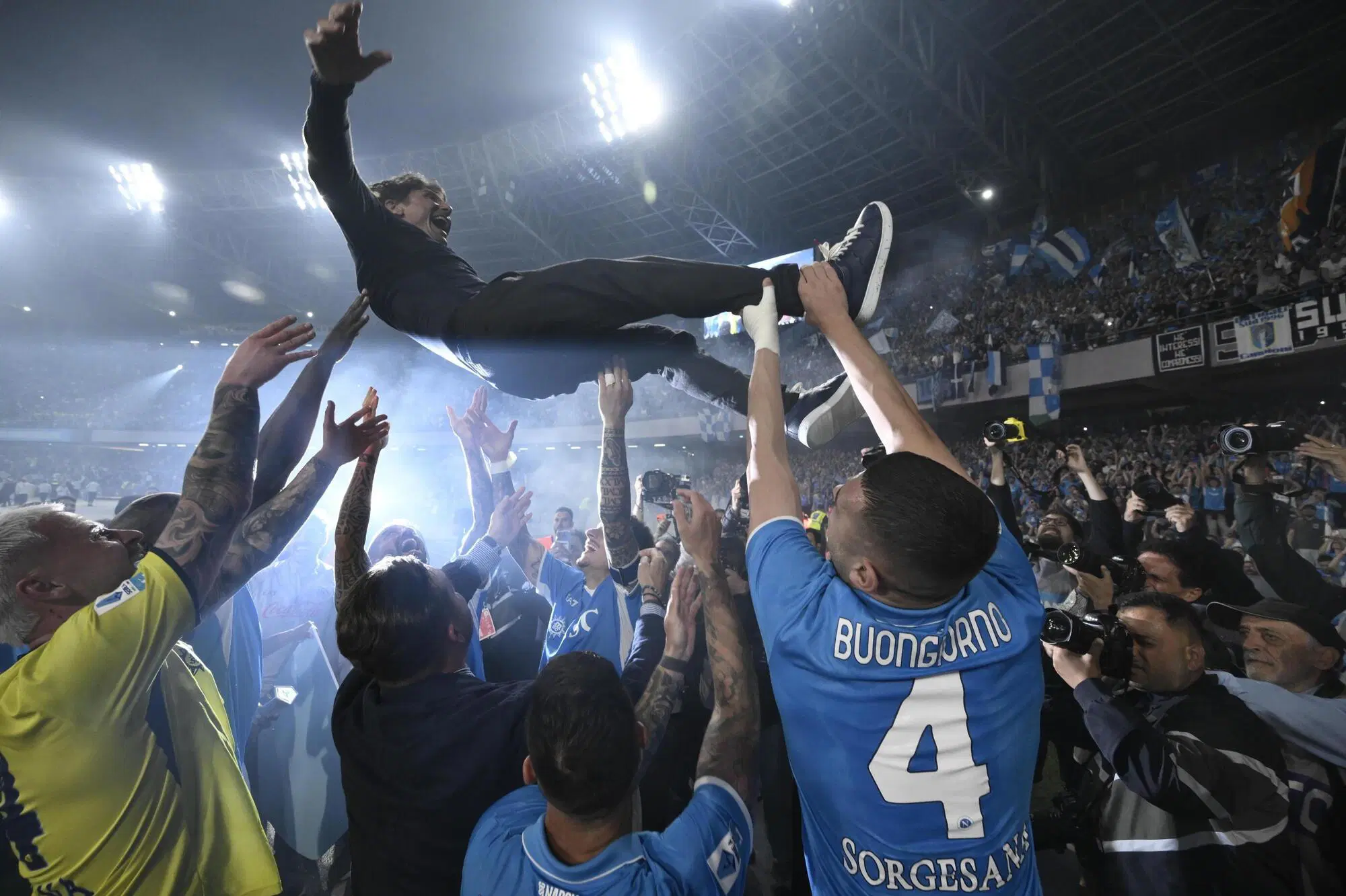 Antonio Conte scudetto Napoli
