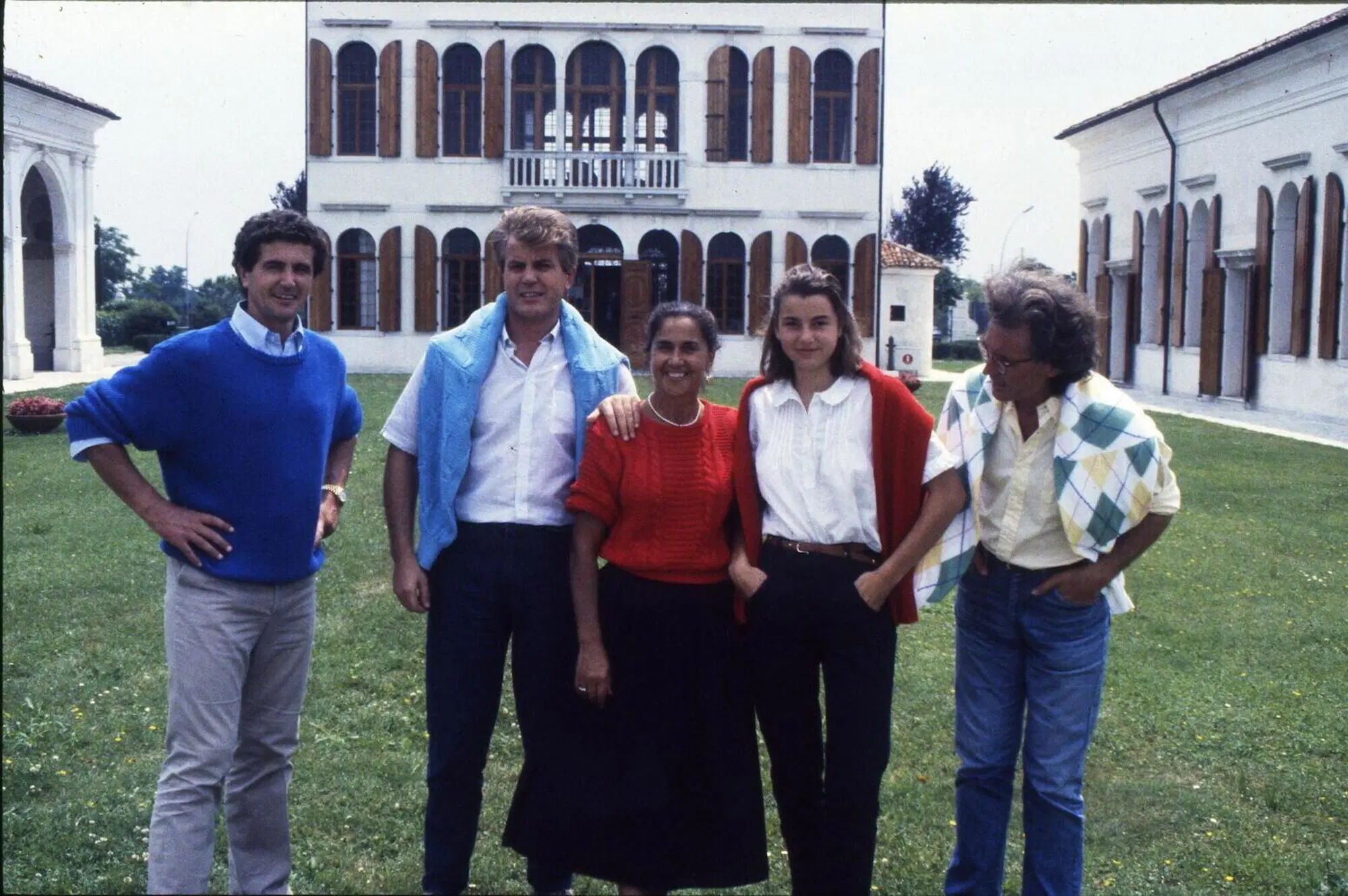 I Benetton in una foto d'epoca