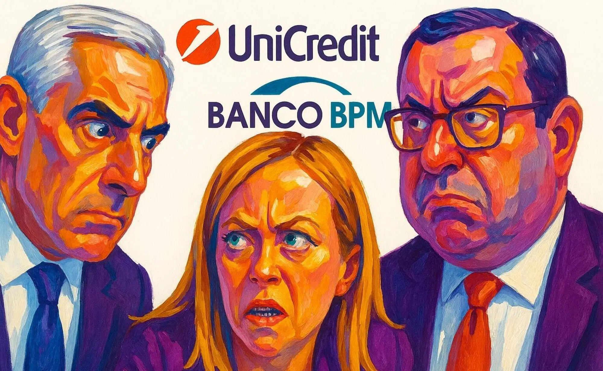 orcel meloni castagna unicredit banco bpm risiko bancario