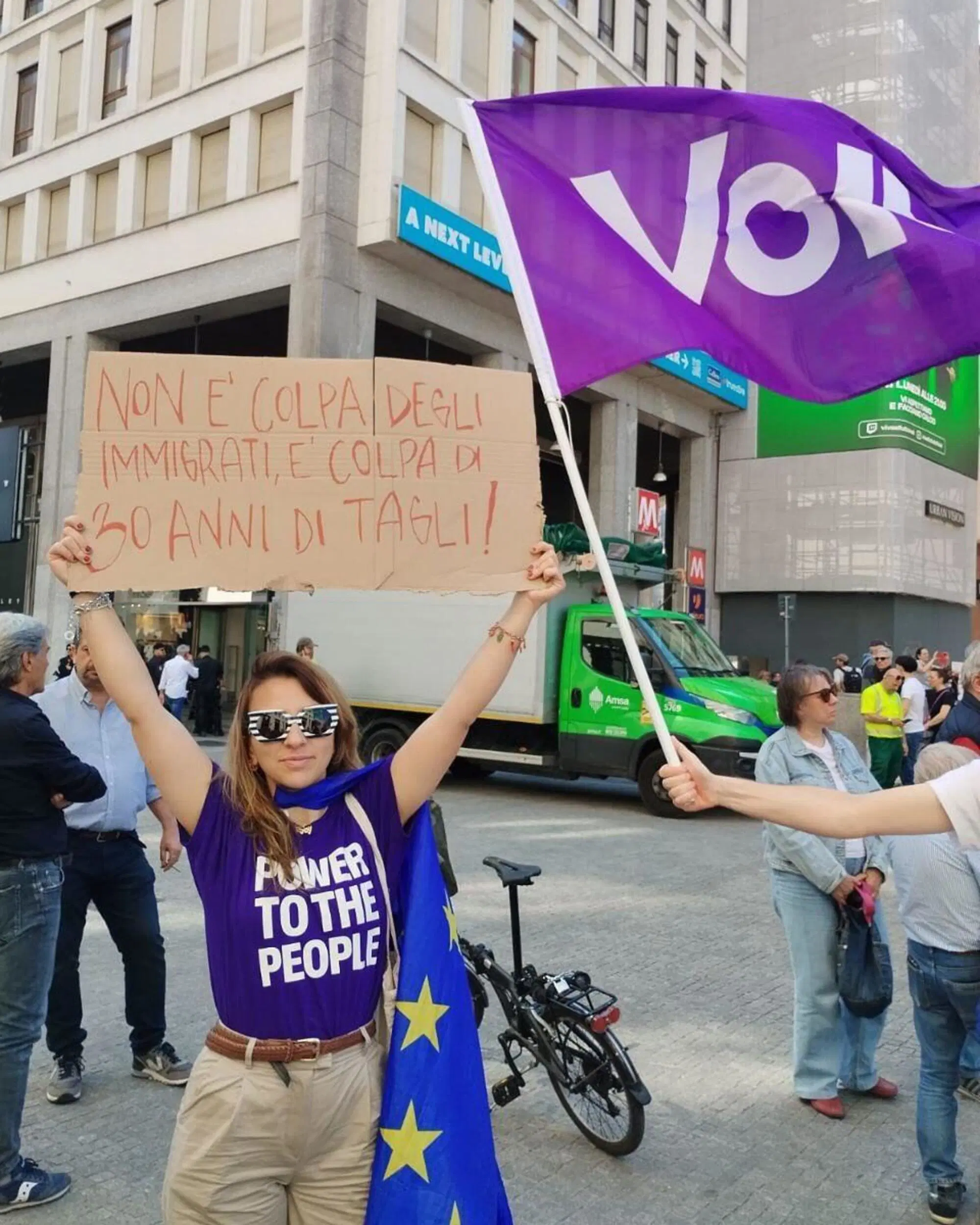 La co-presidente di Volt Europa Francesca Romana D&rsquo;Antuono
