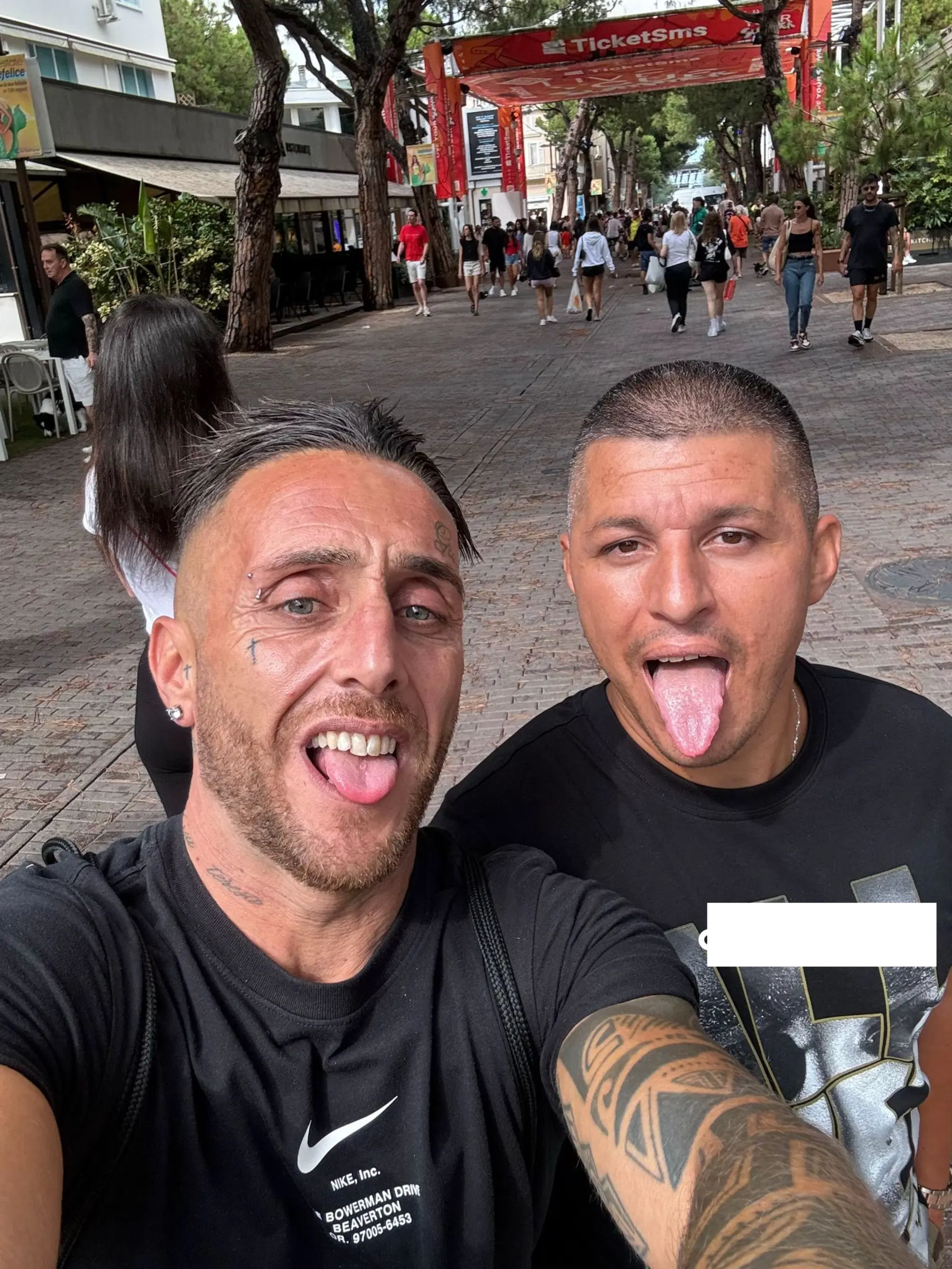 Dario Fanari con il suo migliore amico Antonio Bellocco