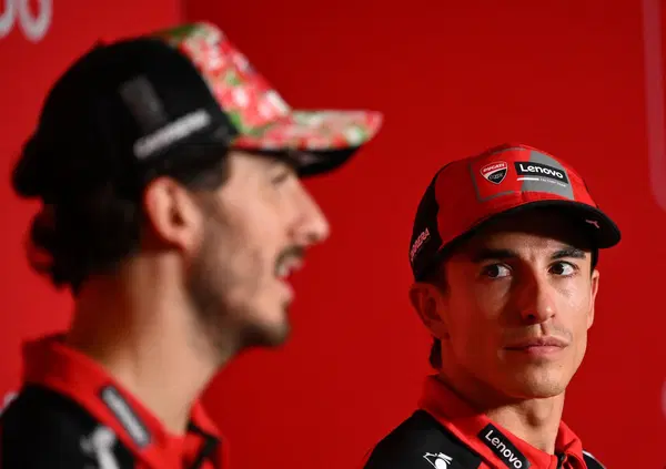 Il Mugello &egrave; il peso politico di Marc Marquez, che parla dei 9 mondiali di Valentino Rossi: &ldquo;Ho gi&agrave; vinto la mia battaglia&rdquo;. Pecco Bagnaia poi cerca la rinascita con una carena da Rinascimento