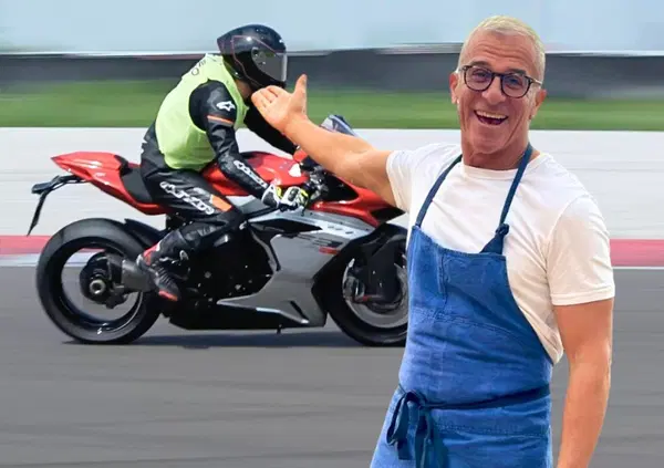 Max Mariola, 20.000 carbonare all&rsquo;anno e una MV Agusta, protagonista a Chef on Track: &ldquo;La mia pasta? Come una moto, se la spingi troppo si rompe&rdquo;