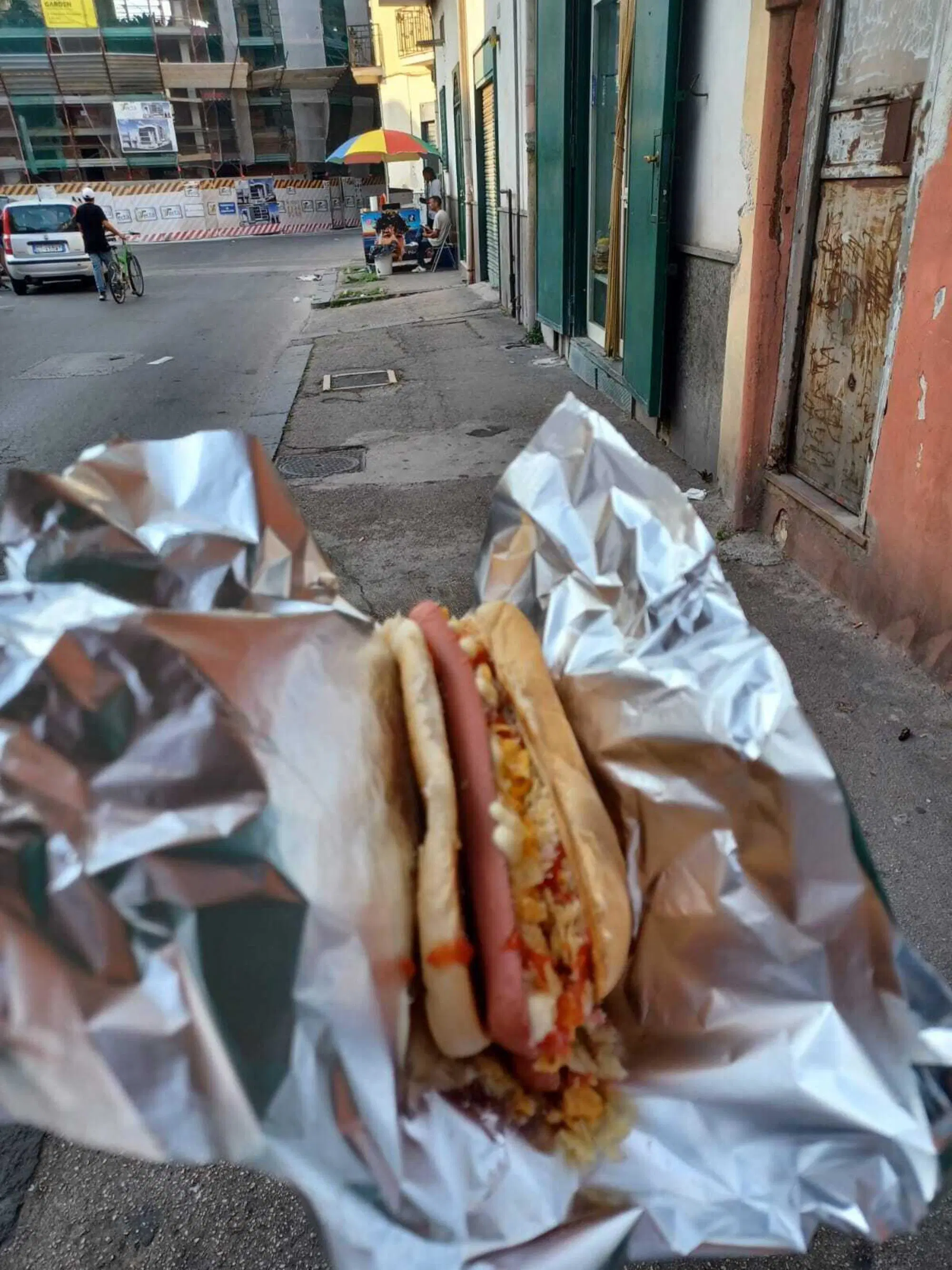 L'hot dog di Patrizio Chianese ad Afragola