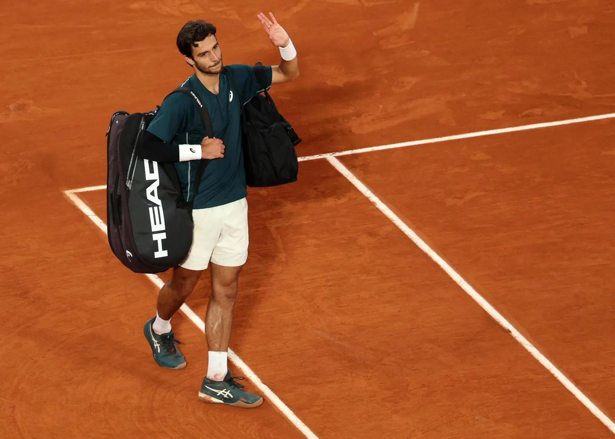 Il momento in cui Musetti si &egrave; ritirato