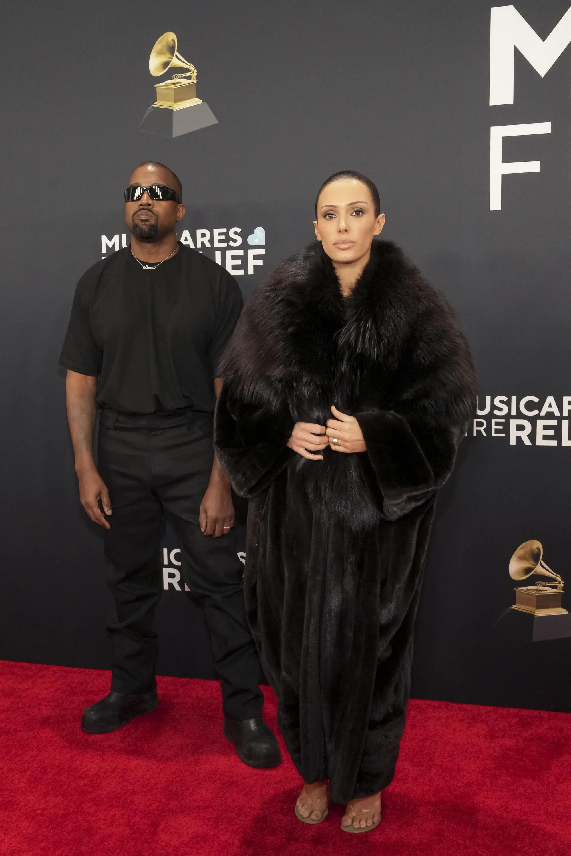 Bianca Censori Kanye West Grammy Awards
