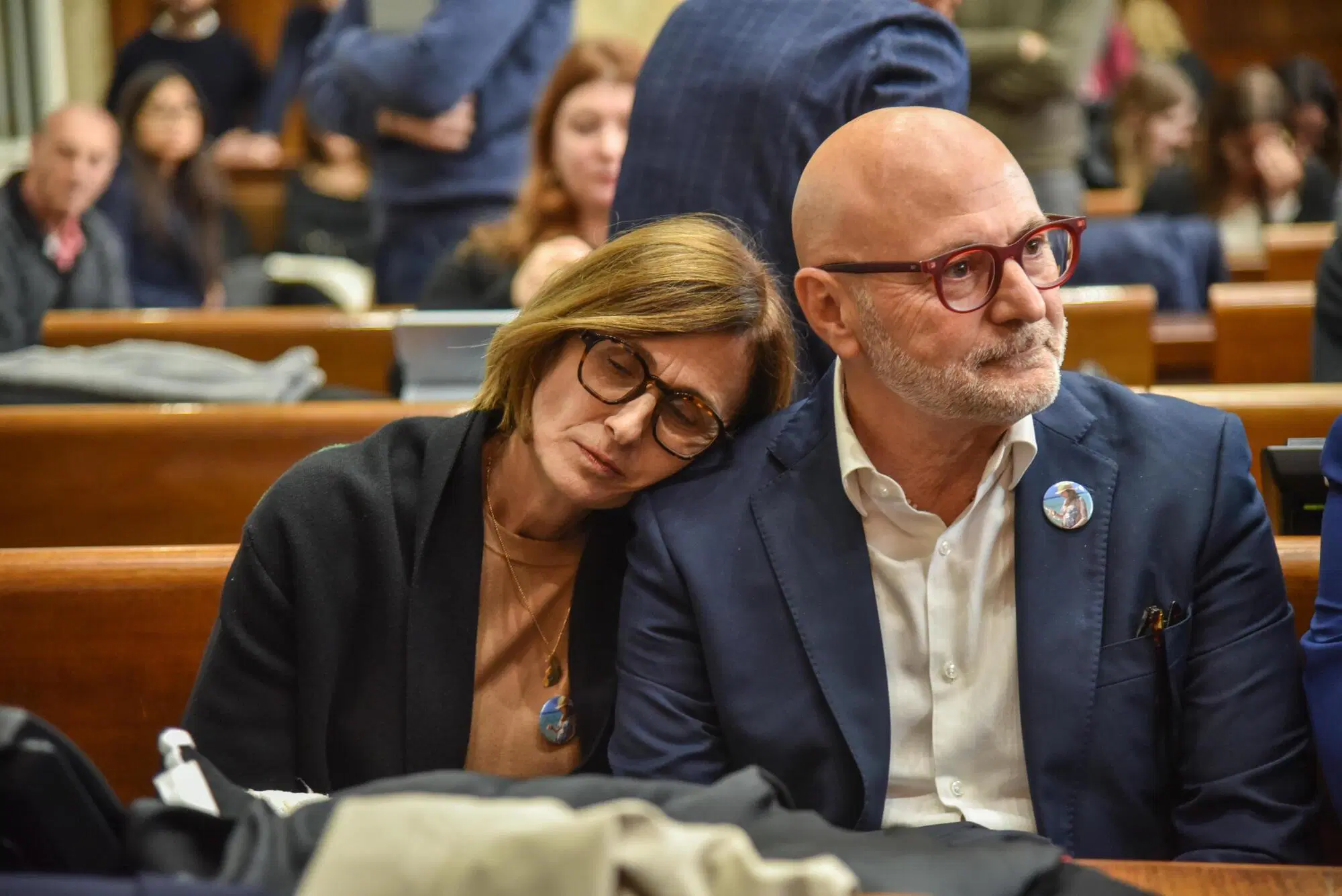 I genitori di Chiara e Giulia Tramontano
