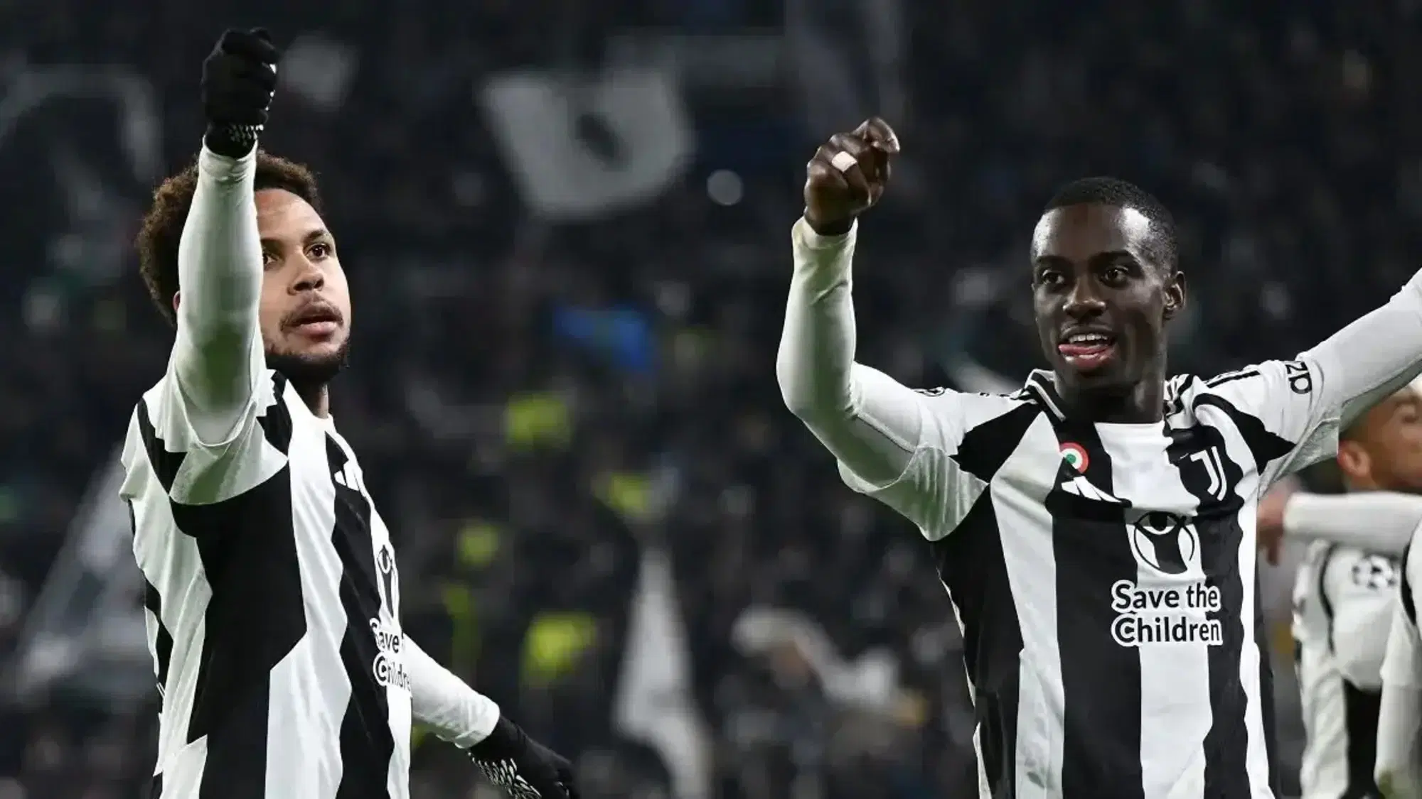 Weston McKennie e Timothy Weah della Juventus
