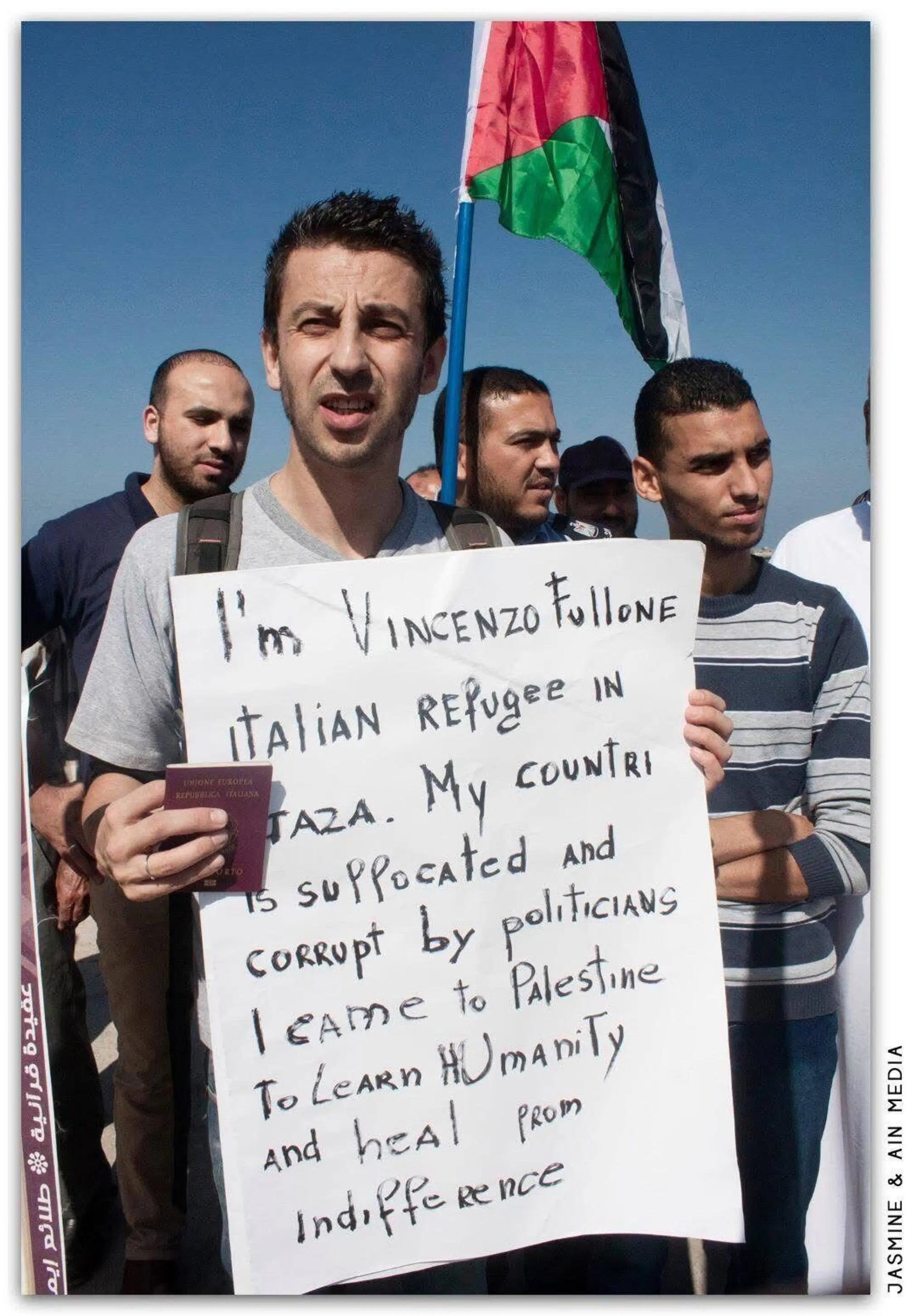 Vincenzo Fullone a Gaza