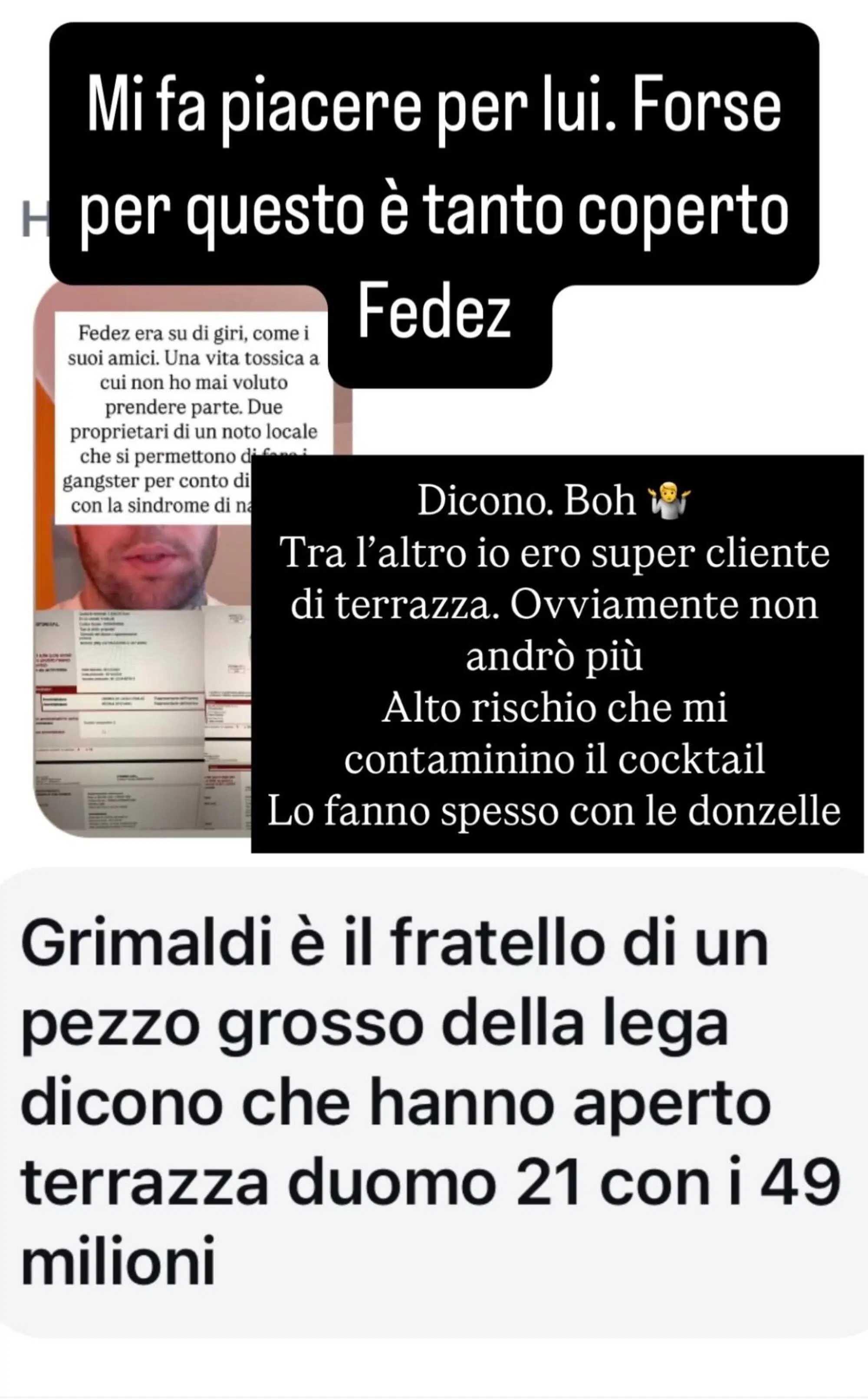 Le stories di Rosica