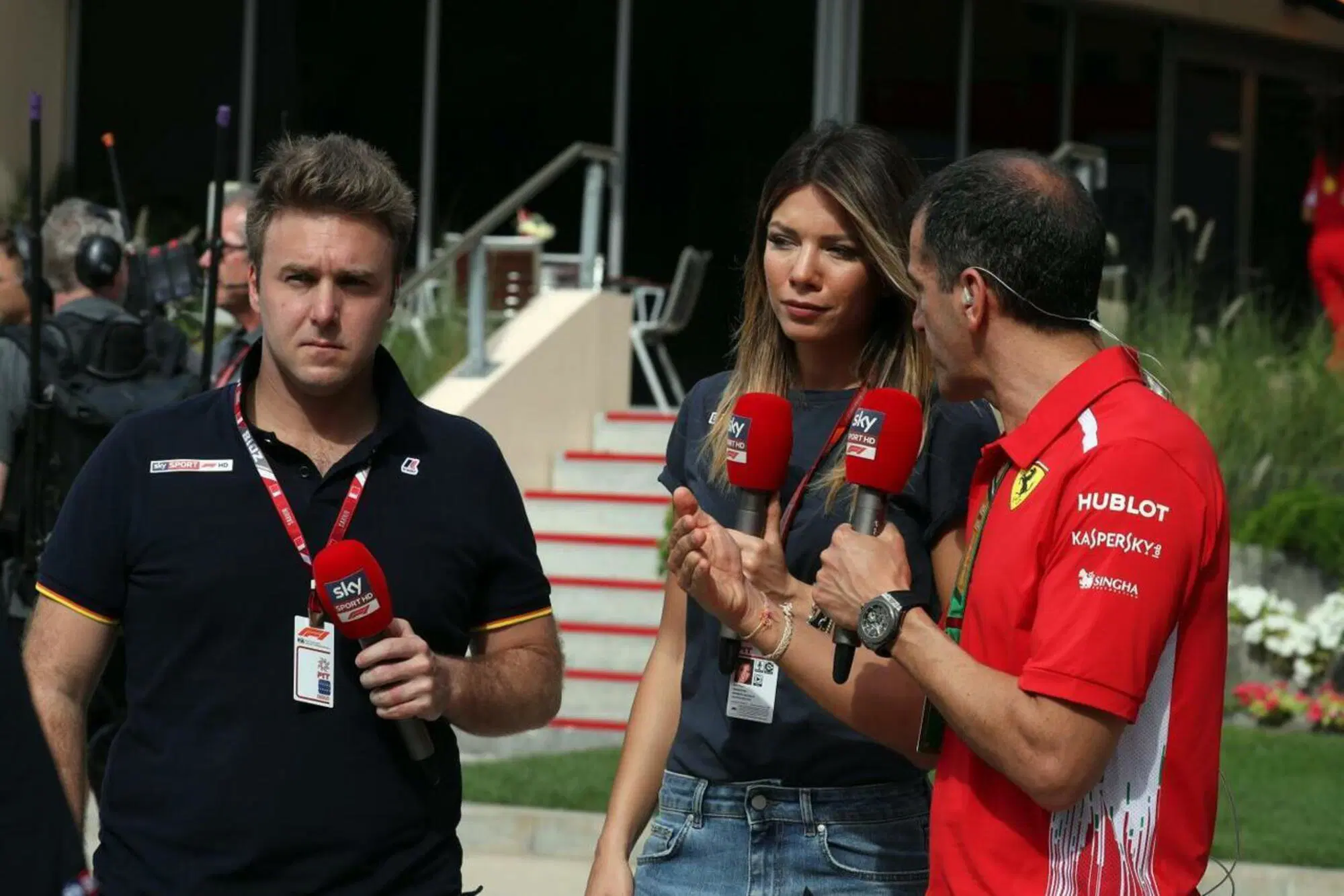 Davide Valsecchi insieme a Federica Masolin e Marc Gen&eacute;