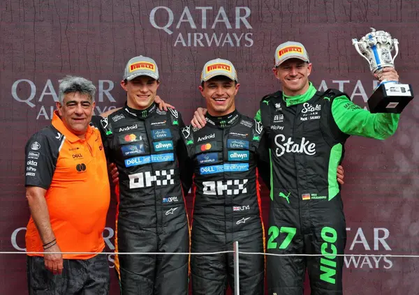 SCUSI, C&rsquo;&Egrave; KARMA? Ferrari beffata da Nico Hulkenberg e Mattia Binotto a Silverstone, che ci regala il colpaccio di Lando Norris e una Mercedes disastrosa