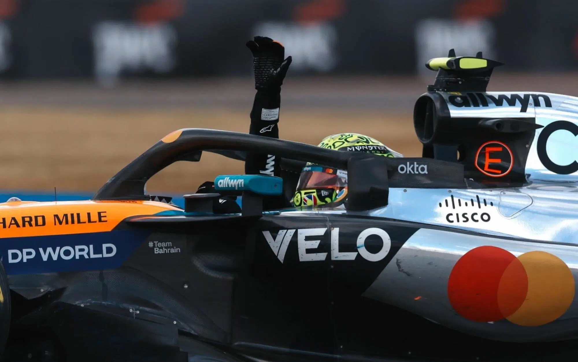 Lando Norris McLaren Silverstone