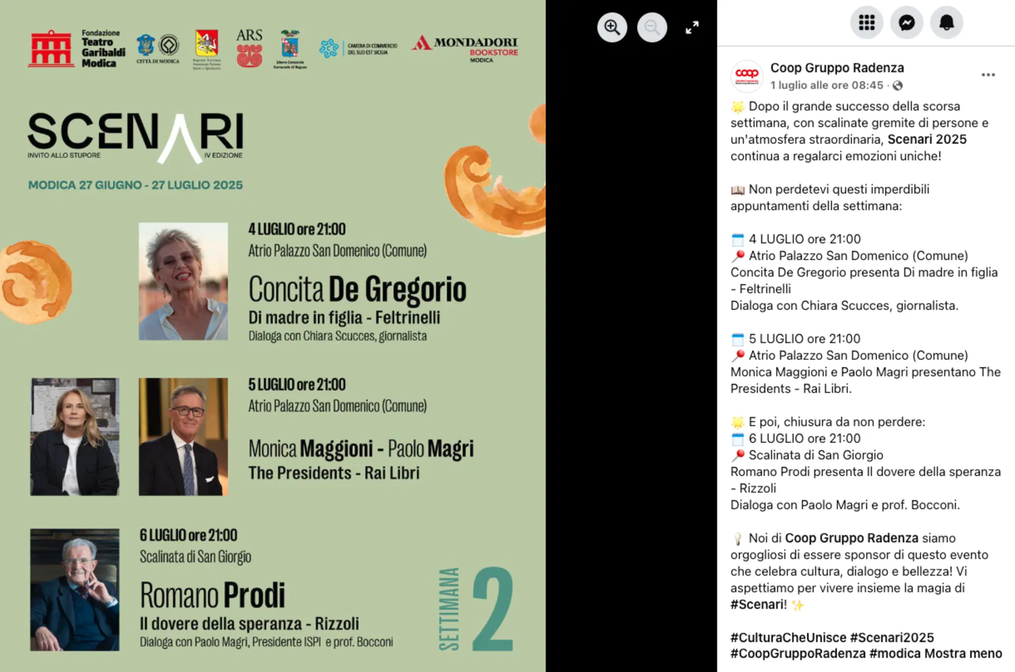 La Coop rilancia l'evento di Scenari 2025 con Concita De Gregorio e Romano Prodi