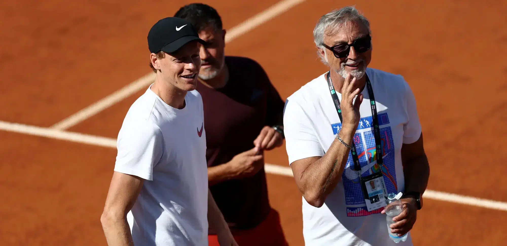 Panichi e Badio con Jannik Sinner