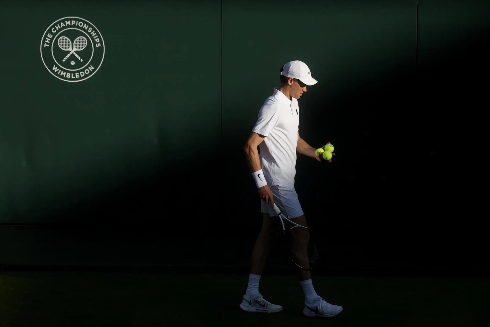 Jannik Sinner contro Novak Djokovic a Wimbledon