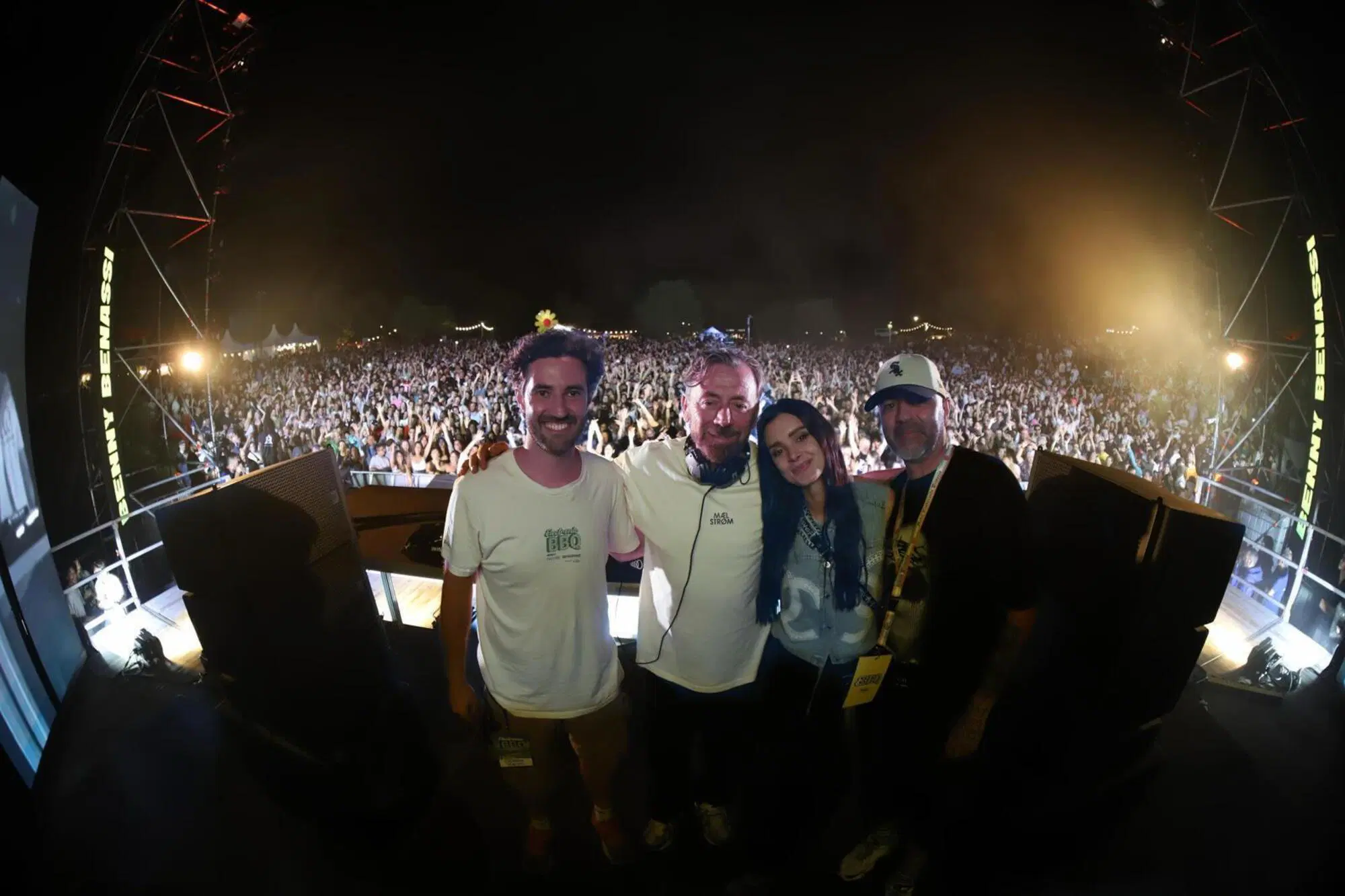 Al centro gli headliners dell'Electronic BBQ Festival, Benny Benassi e Korolova