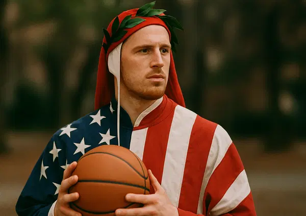 C&rsquo;ERA UNA VOLTA DANTE ALIGHIERI, ORA C&rsquo;&Egrave; DONTE (DiVincenzo). Ma il &ldquo;prima gli italiani?&rdquo;. Dal Governo Meloni esultano per la cittadinanza lampo all&rsquo;americano per farlo giocare con la Nazionale di basket di Pozzecco agli Europei. E la coerenza?