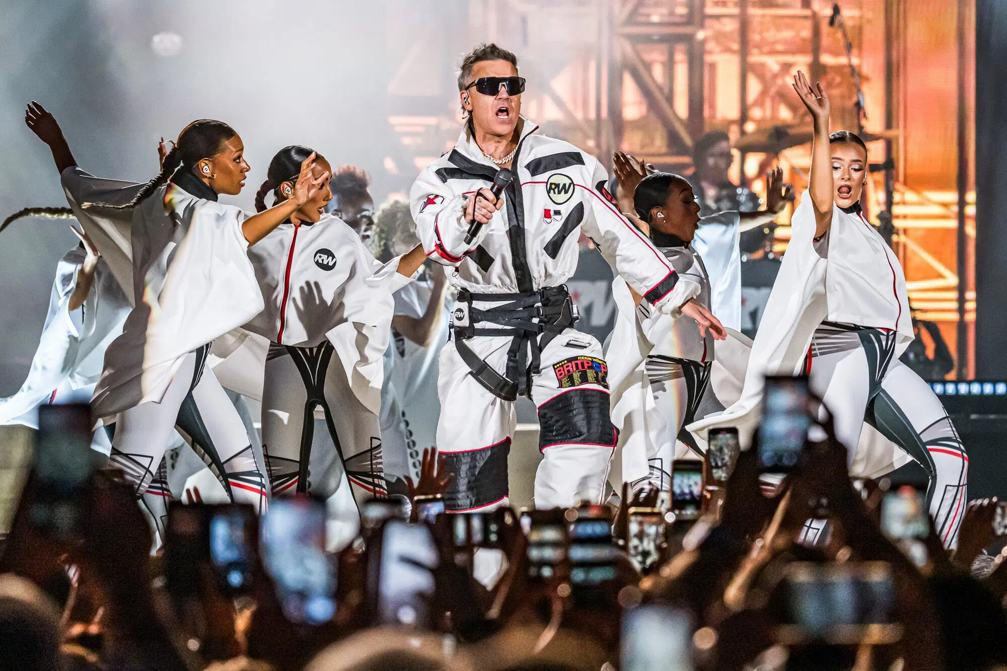 Robbie Williams allo Stadio nereo Rocco di Firenze 