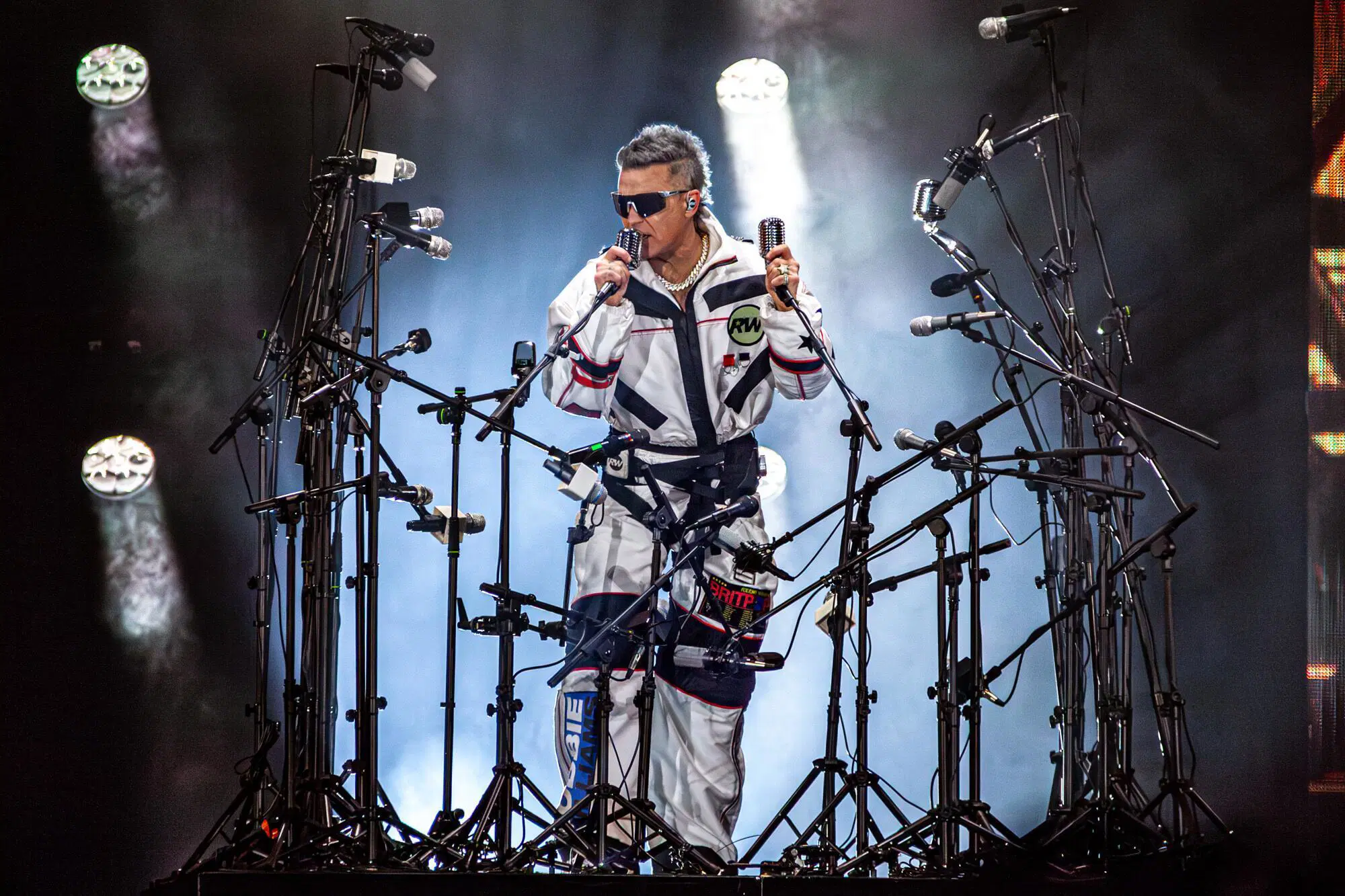 Robbie Williams allo Stadio nereo Rocco di Firenze
