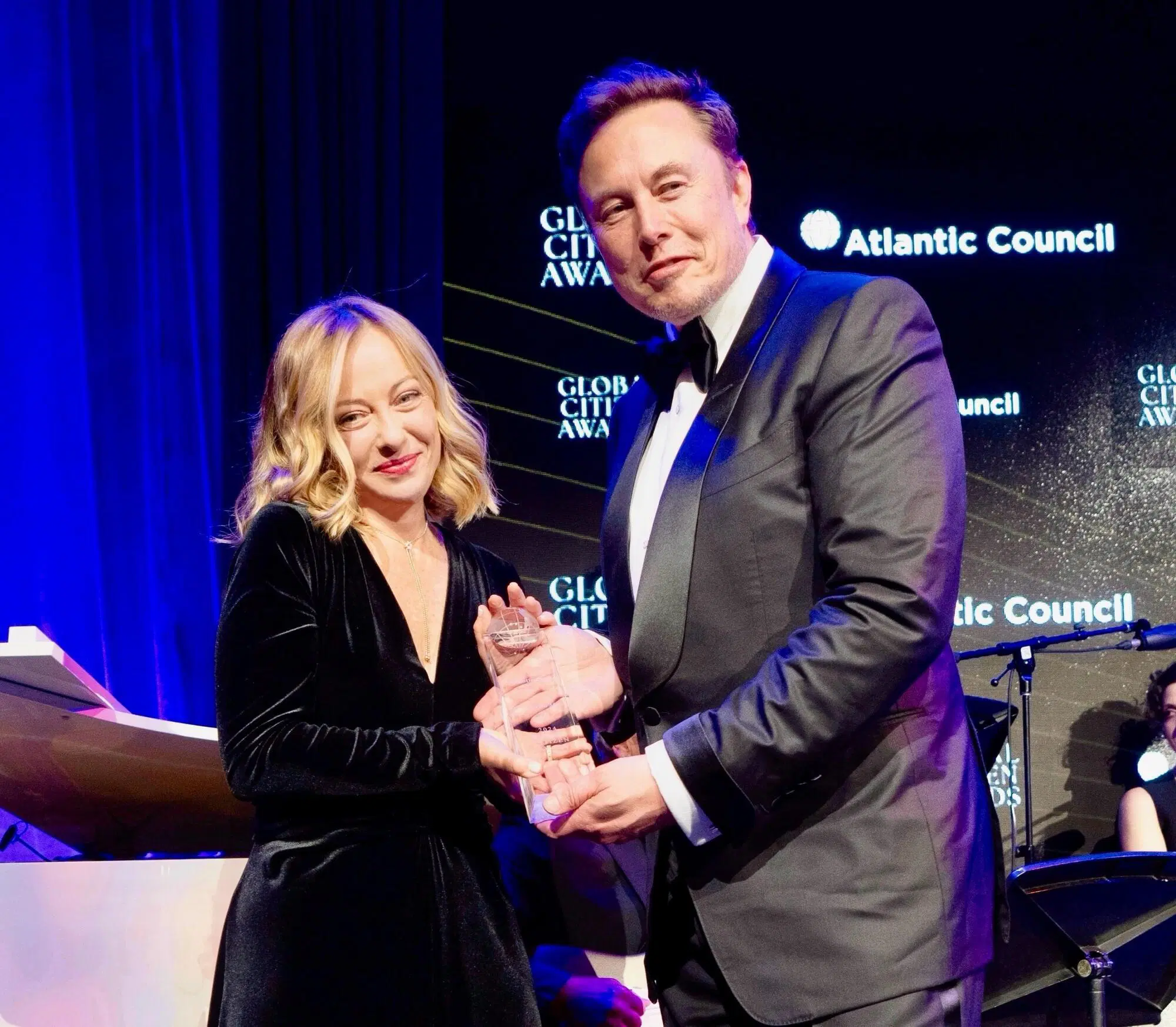  Giorgia Meloni e Elon Musk