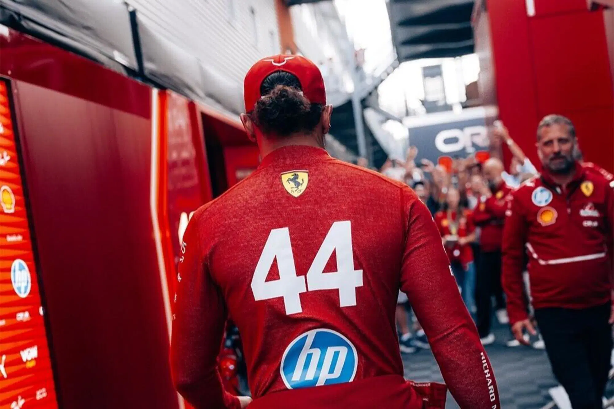 Lewis Hamilton dopo le qualifiche in Belgio