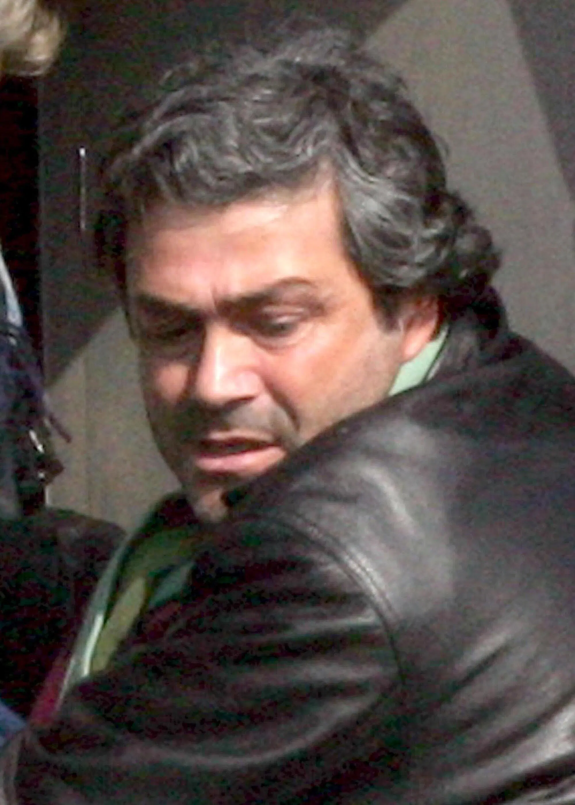 Marco Mancini all'aeroporto militare di Ciampino (Roma) il 5 marzo 2005, in occasione del rimpatrio della giornalista italiana Giuliana Sgrena rapita in Iraq